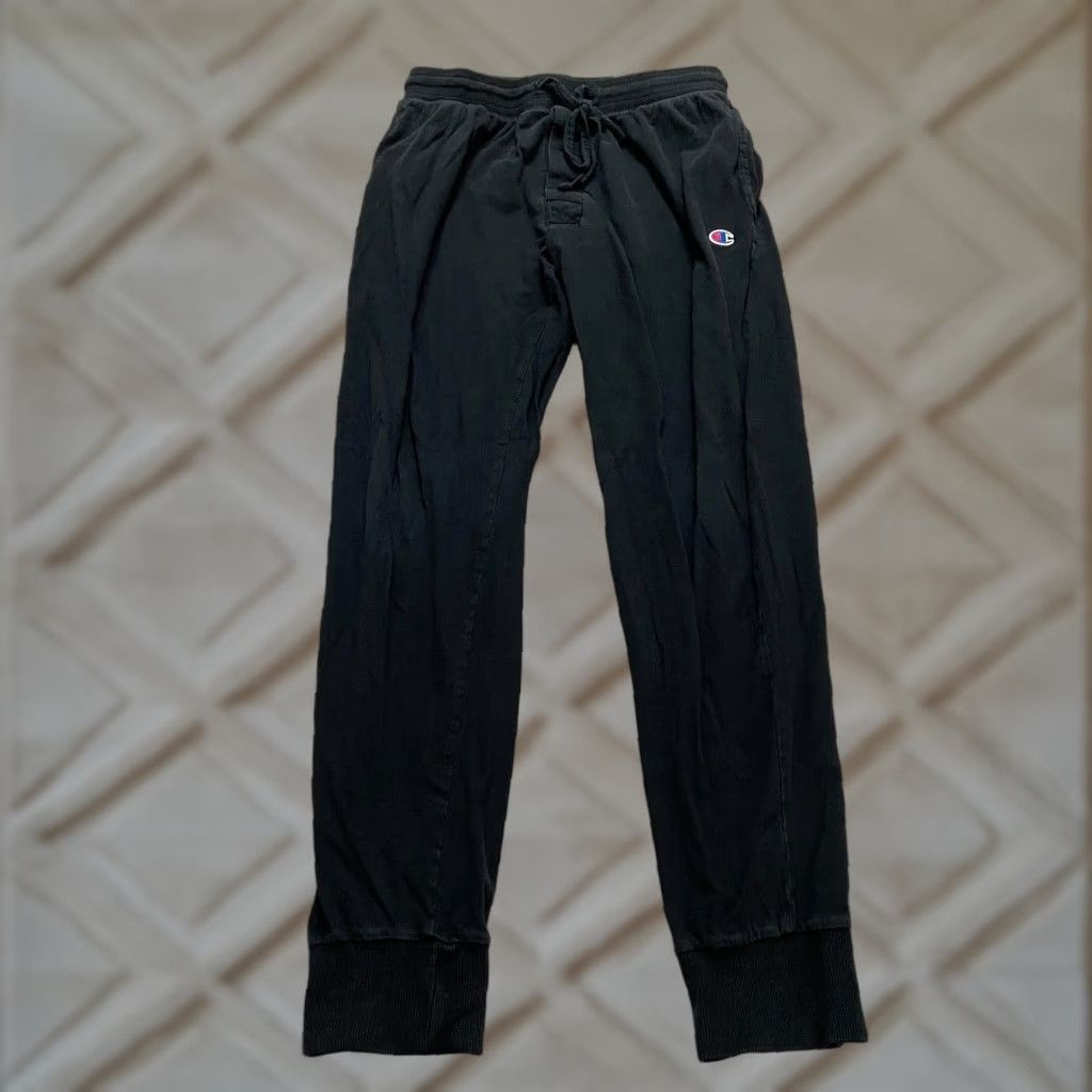 Champion Champion Jogger Sweatpants Mens Medium Black Tapered Fleece Casual Active 28x29 Size US 31 - 1 Thumbnail
