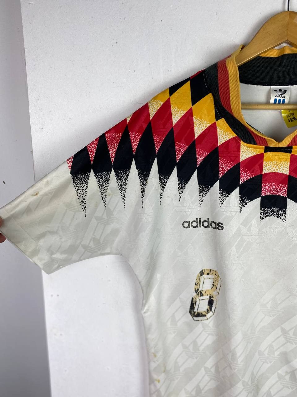 Adidas vintage adidas germany template jersey nice design Size US L / EU 52-54 / 3 - 5 Thumbnail
