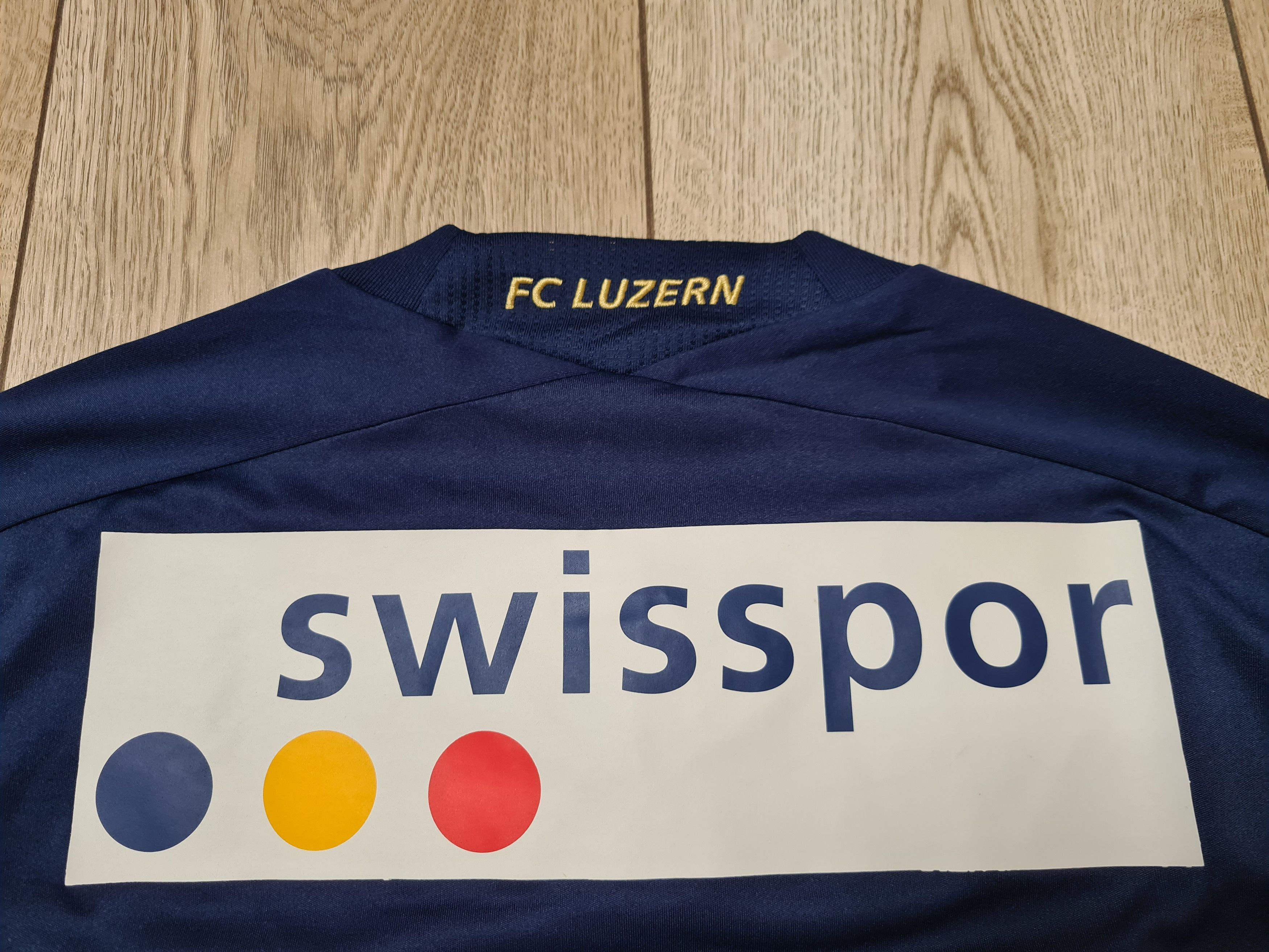 Adidas LUZERN 2011 2012 HOME MATCH WORN FOOTBALL SOCCER JERSEY Size US L / EU 52-54 / 3 - 6 Thumbnail