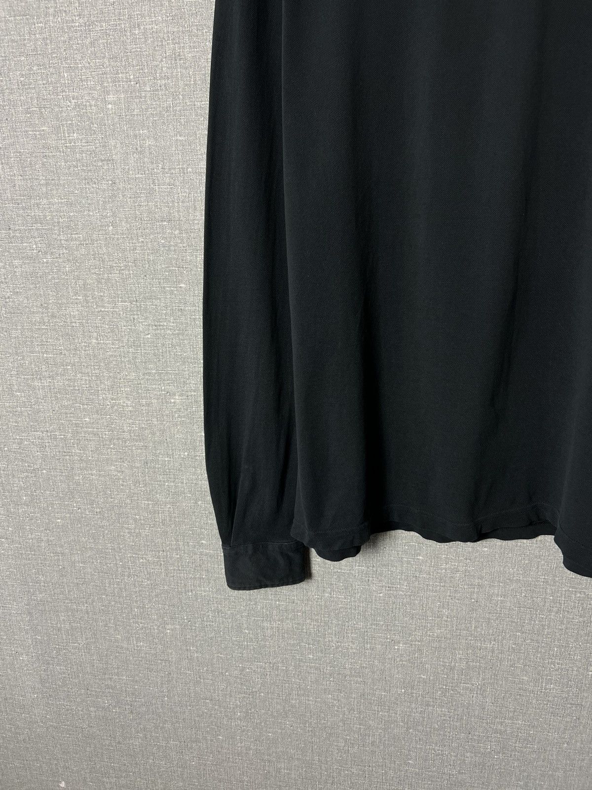 Fedeli Fedeli Dark Grey Luxury Long Sleeve Polo Shirt Size US L / EU 52-54 / 3 - 4 Thumbnail