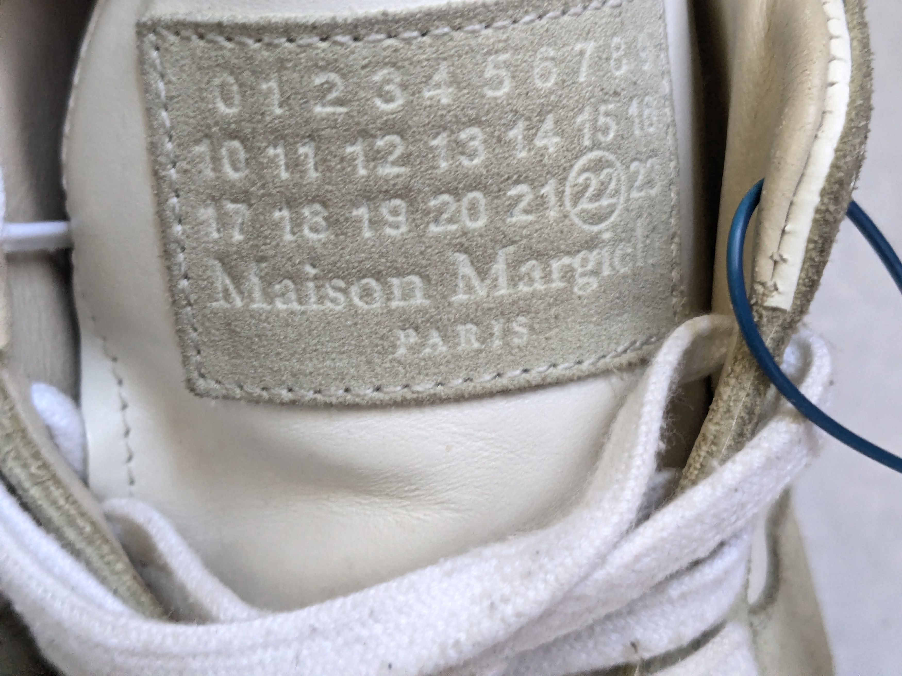 Maison Margiela Maison Margiela Replica GAT White Gray 10 43 High Tops Size US 10 / EU 43 - 5 Thumbnail