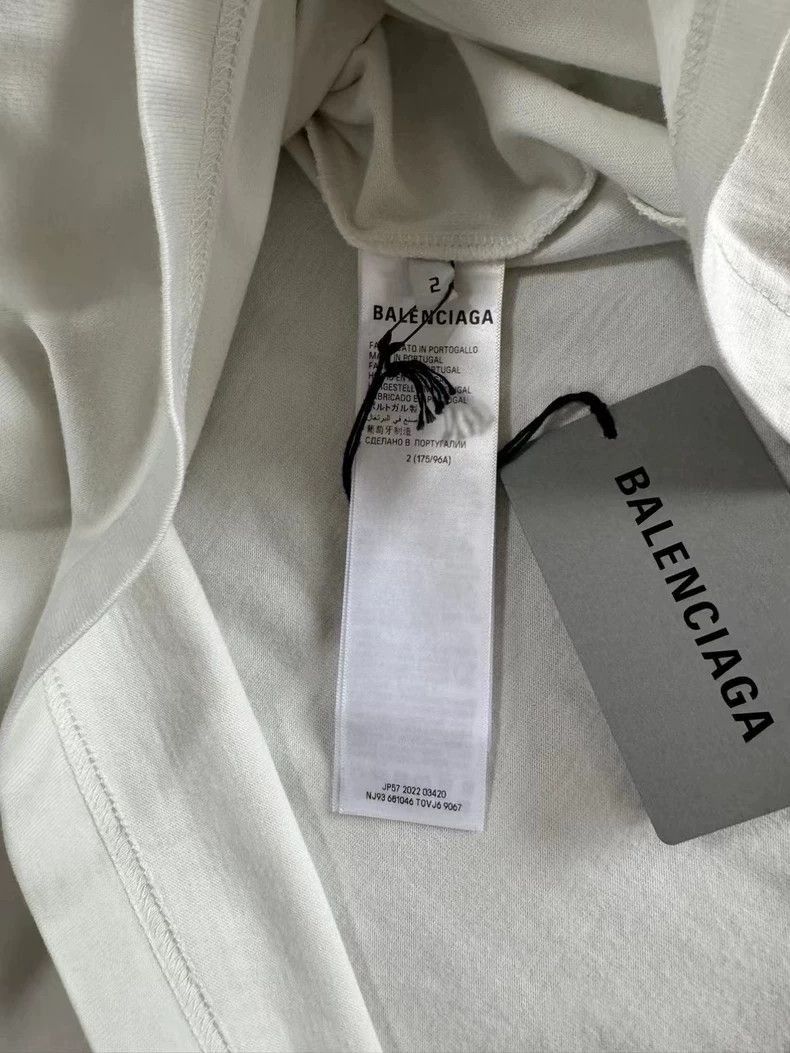 Balenciaga balenciaga long sleeve logo shirt with rhinestones Size US M / EU 48-50 / 2 - 4 Thumbnail