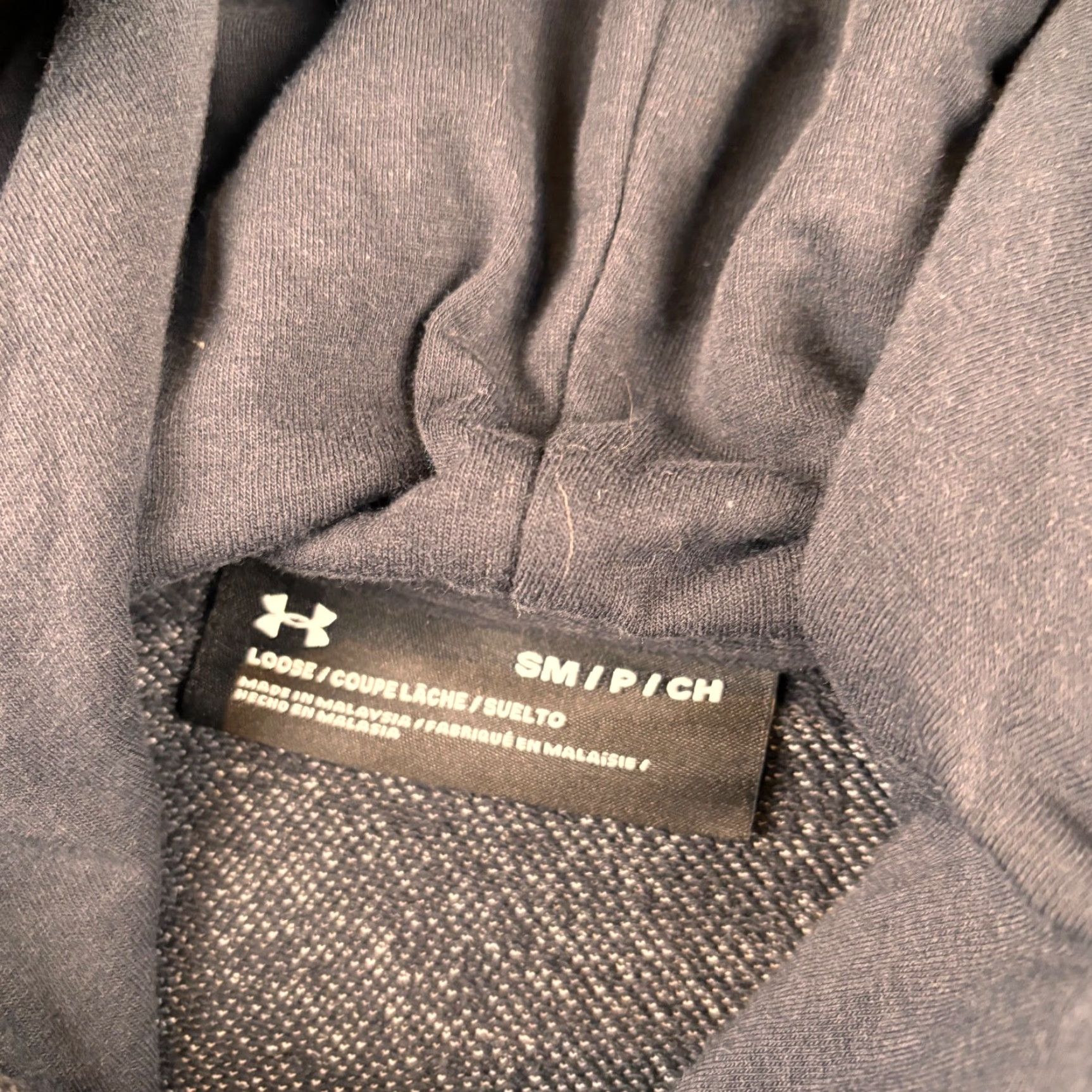 Under Armour Under Armour Project Rock Short Sleeve Hoodie Mens S Gray Crew Neck Pullover Size US M / EU 48-50 / 2 - 3 Thumbnail