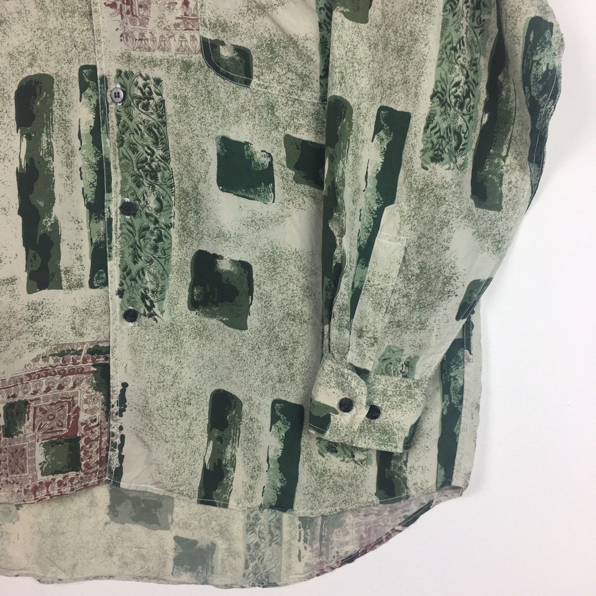 Japanese Brand × Vintage Vintage Virmanzoni Silk Button Ups Shirt Size US M / EU 48-50 / 2 - 3 Thumbnail