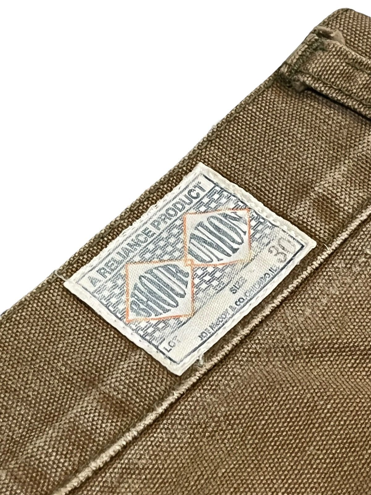 The Real McCoy's Vintage 90s The Real McCoys Khaki Double Knee Workwear Pants Size US 30 / EU 46 - 12 Thumbnail