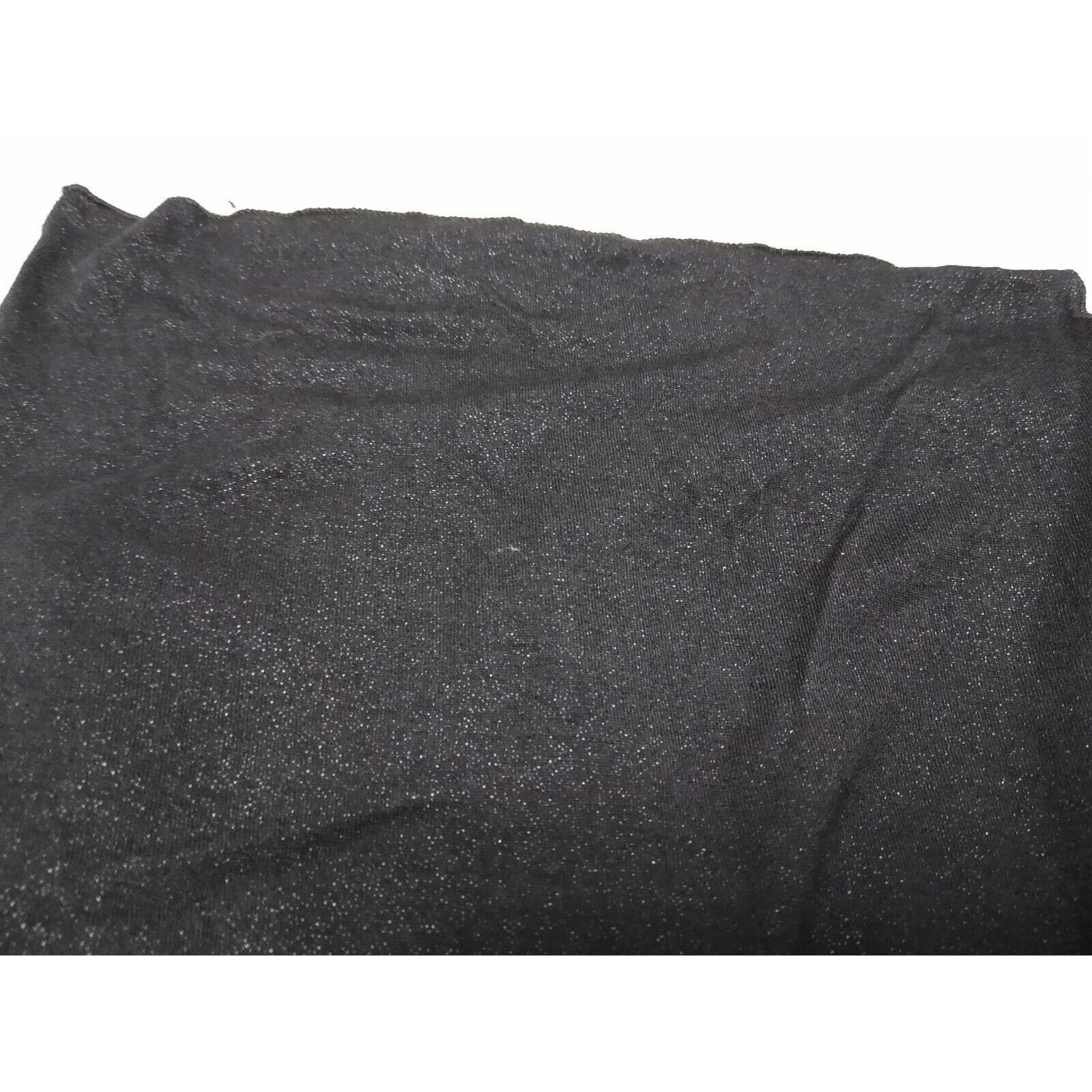 The Unbranded Brand Fashion Scarf Black Metallic 66" x 10" - (Unbranded ) Size ONE SIZE - 3 Thumbnail