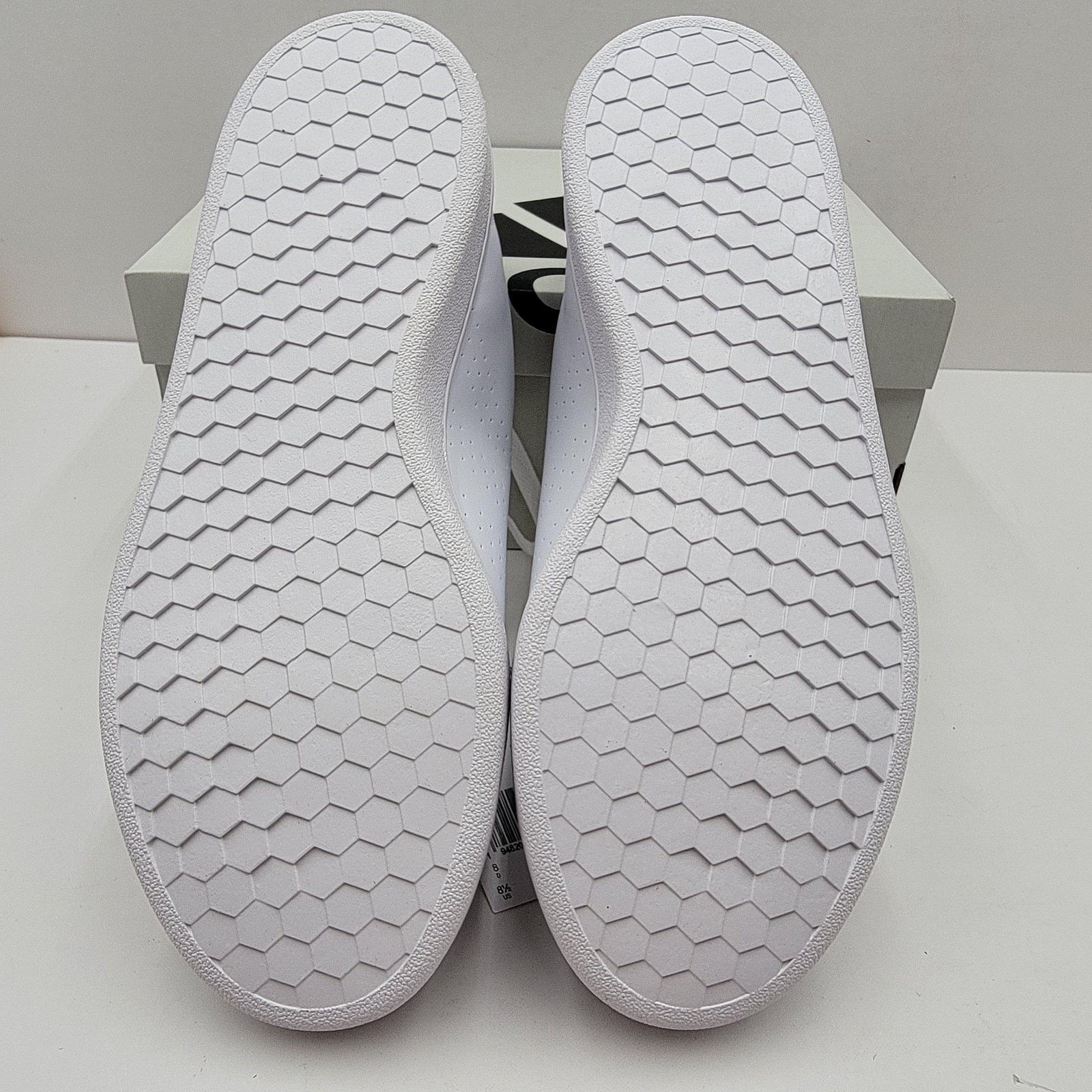 Adidas Adidas Advantage Mens Size 8.5 White Black Cloudfoam Comfort Size US 8.5 / EU 41-42 - 6 Thumbnail