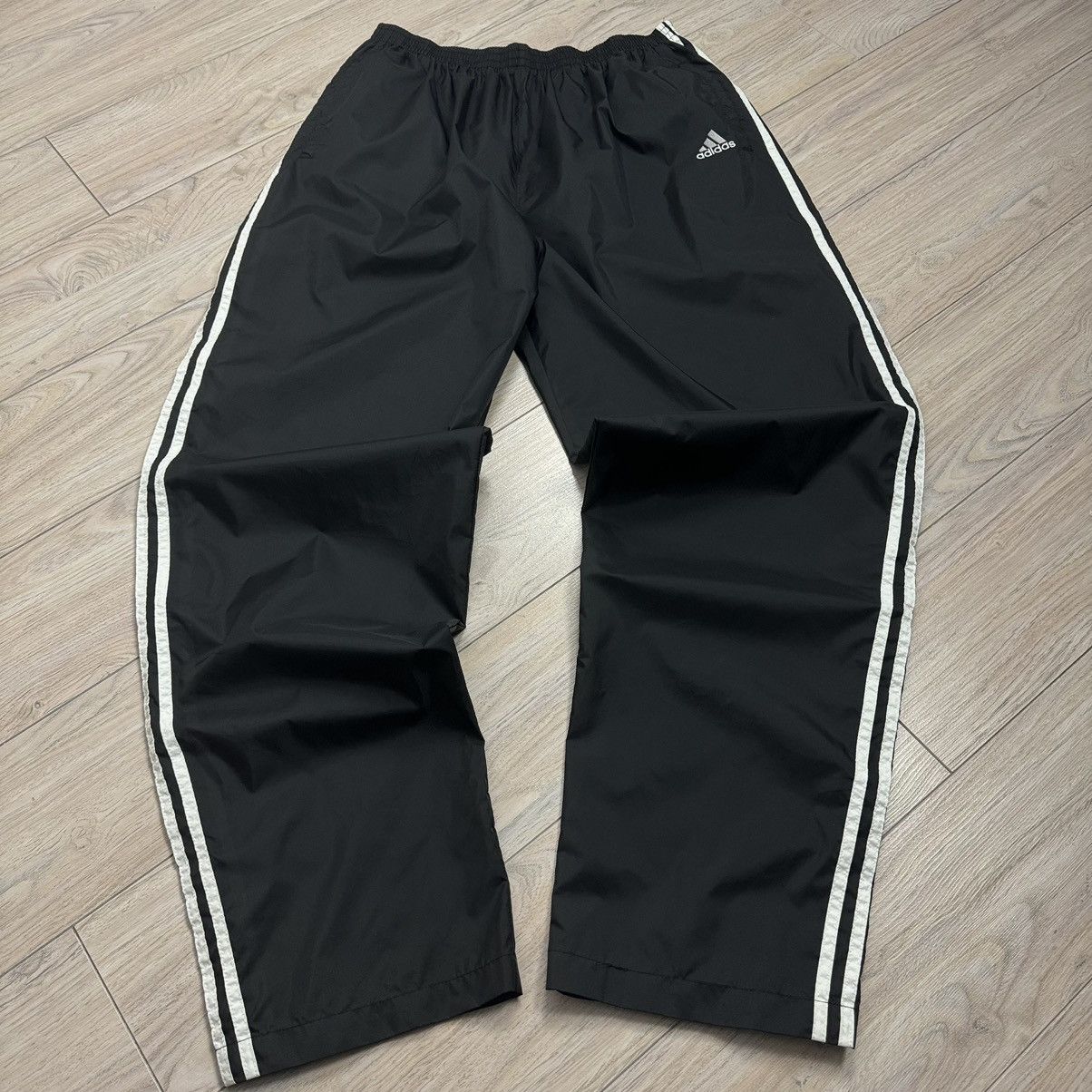 Adidas Rare 90s Adidas Vintage Tearaway Drill Nylon Track Jogger Size US 31 - 1 Thumbnail