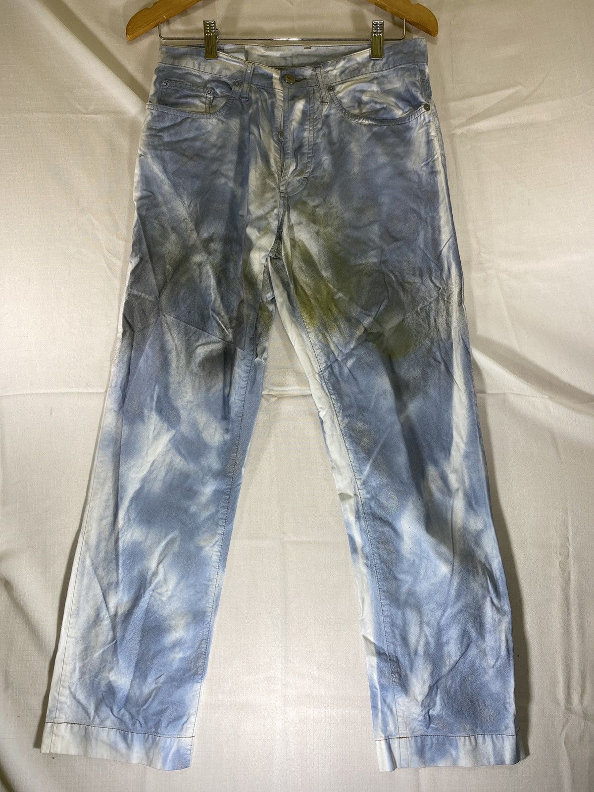 Dries Van Noten hand painted pants Size US 32 / EU 48 - 1 Thumbnail
