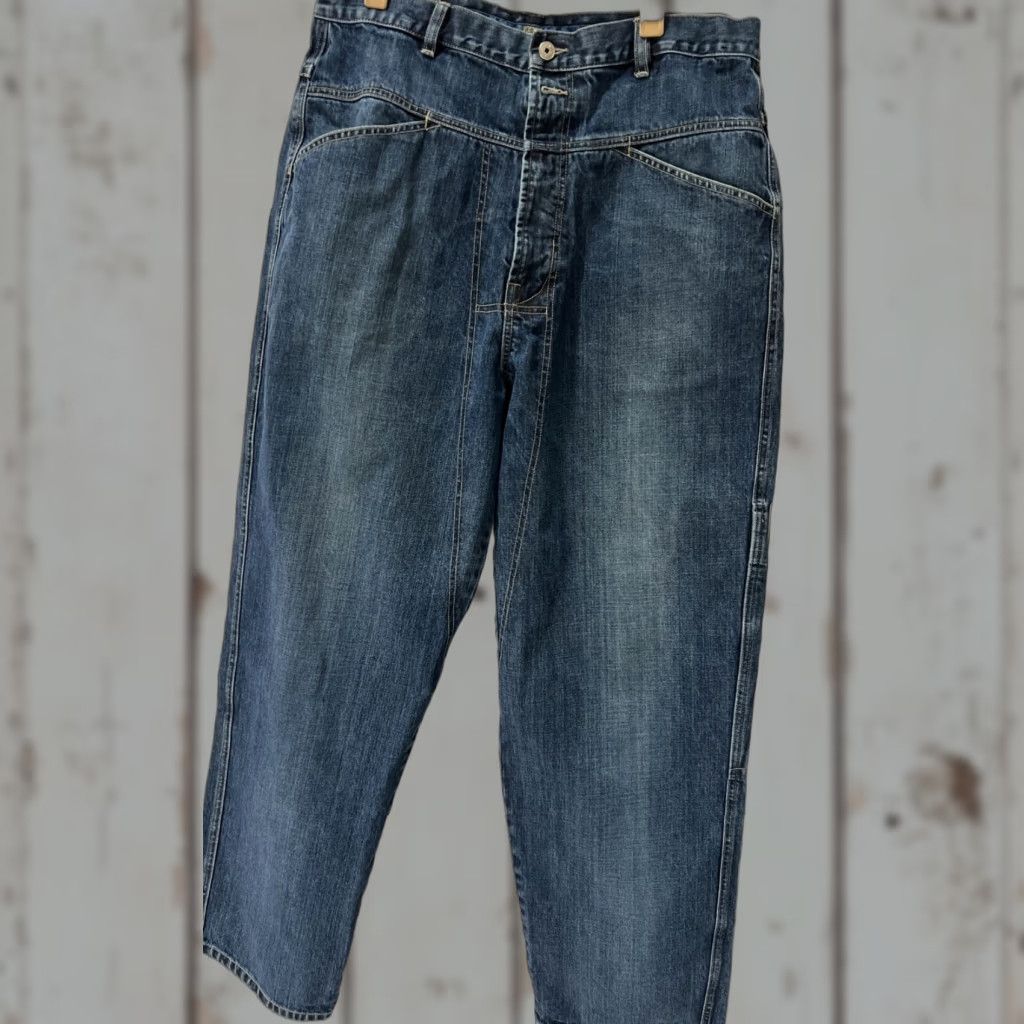Vintage VINTAGE Marithe Francois Girbaud Jeans Mens 36 Blue Denim Hip Hop VTG Tapered Straight Leg Mens Jeans Size US 36 / EU 52 - 1 Thumbnail
