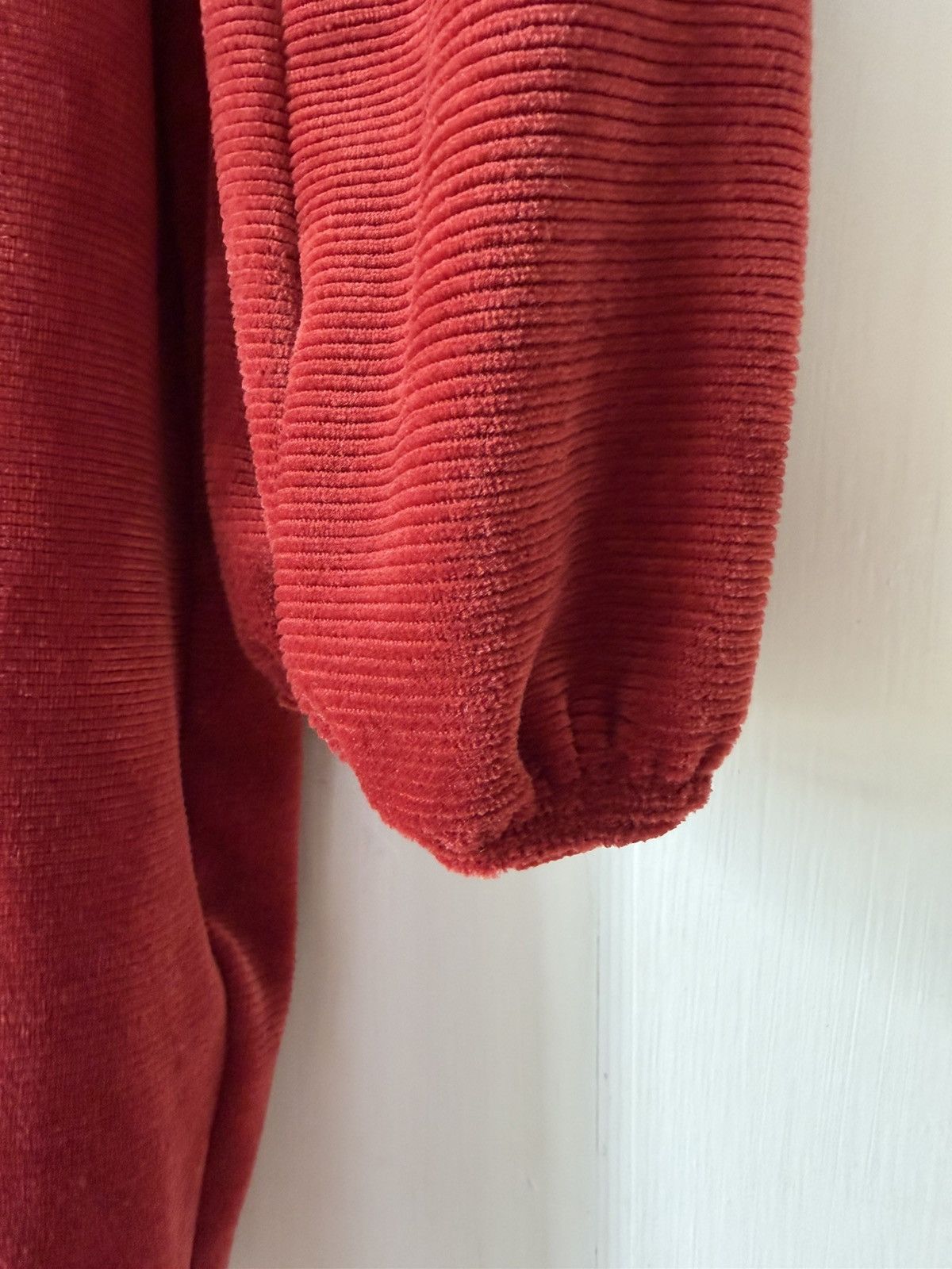 Other Blue Blush Deep Red / Terracotta Long Sleeve Dress Size M / US 6-8 / IT 42-44 - 5 Thumbnail