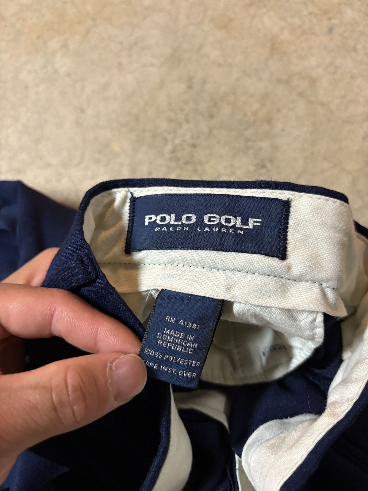 Polo Ralph Lauren VTG 90s Polo Ralph Lauren Pleated Polyester Slacks Pants Size US 36 / EU 52 - 4 Thumbnail