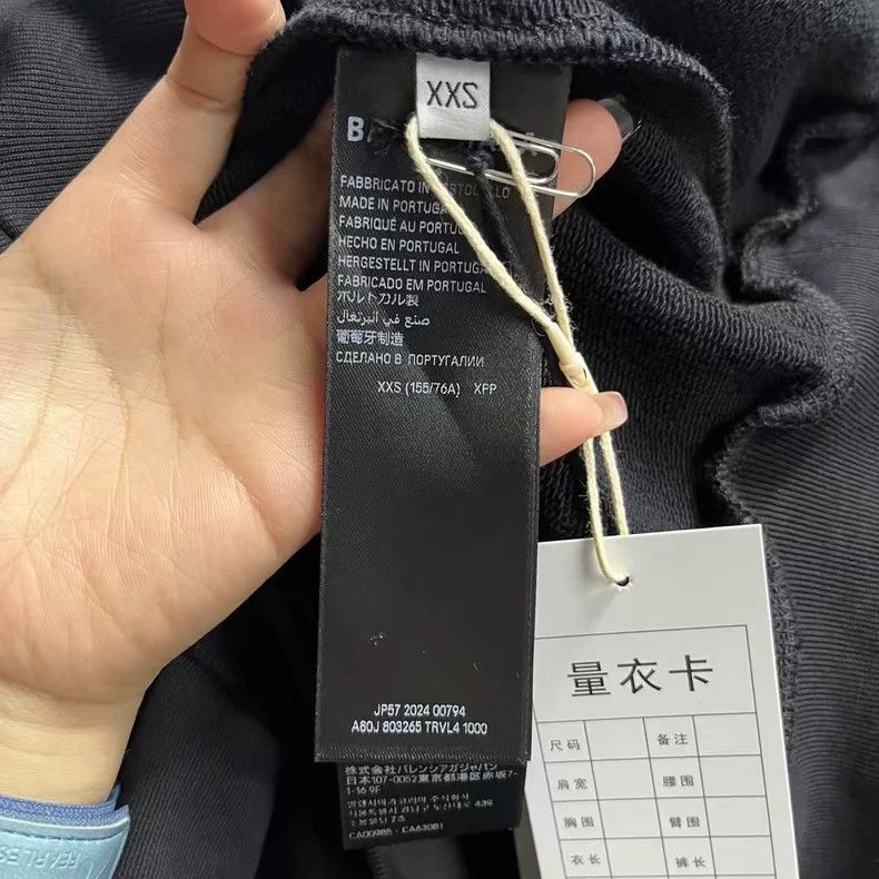 Balenciaga Balenciaga Black Letter Print Hoodie Sweater-2506 Size US XS / EU 42 / 0 - 3 Thumbnail