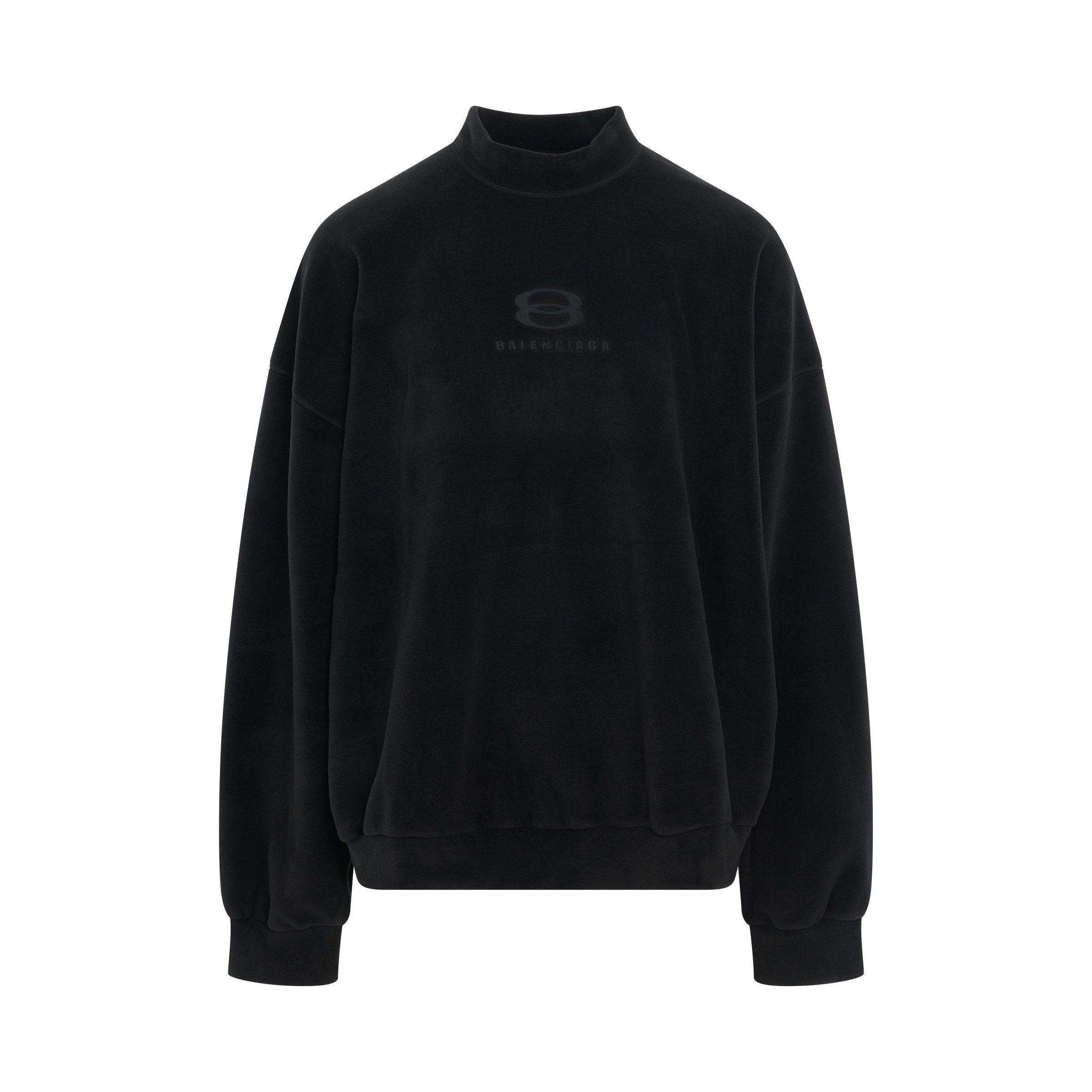Balenciaga o1mt1gz0125 Unity Sports Icon Sweatshirt Large Fit in Black Size US XS / EU 42 / 0 - 1 Thumbnail