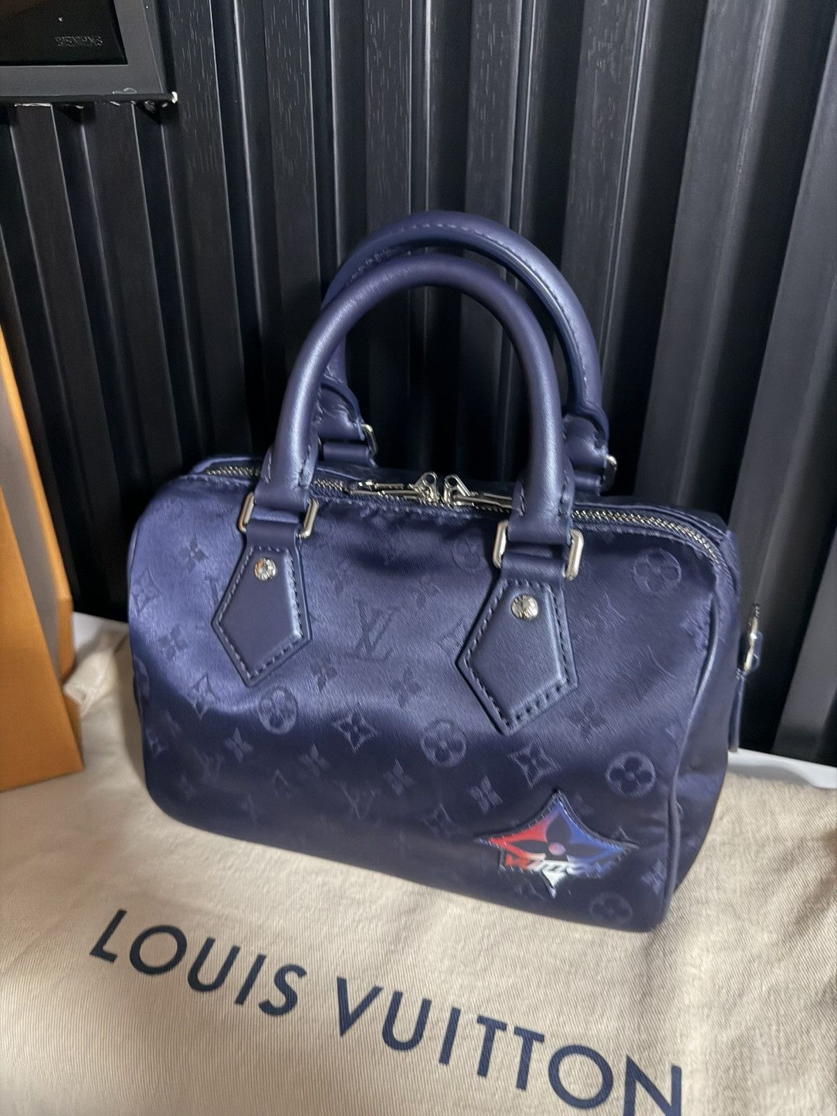 Louis Vuitton louis vuitton woman bag speedy bandolier 20 blu navy M23445 Size ONE SIZE - 12 Thumbnail