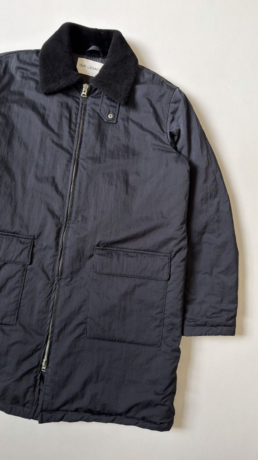 Our Legacy Sample ‘Sherpa Collar’ Nylon Parka Size US M / EU 48-50 / 2 - 3 Thumbnail