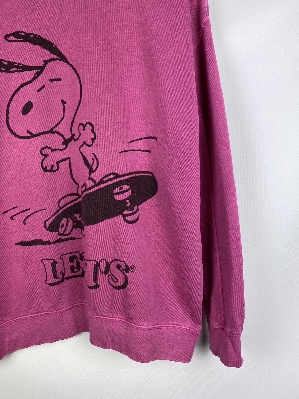 Levi's Levis Peanuts Snoopy unisex big logo sweatshirt pullover Size US S / EU 44-46 / 1 - 6 Thumbnail