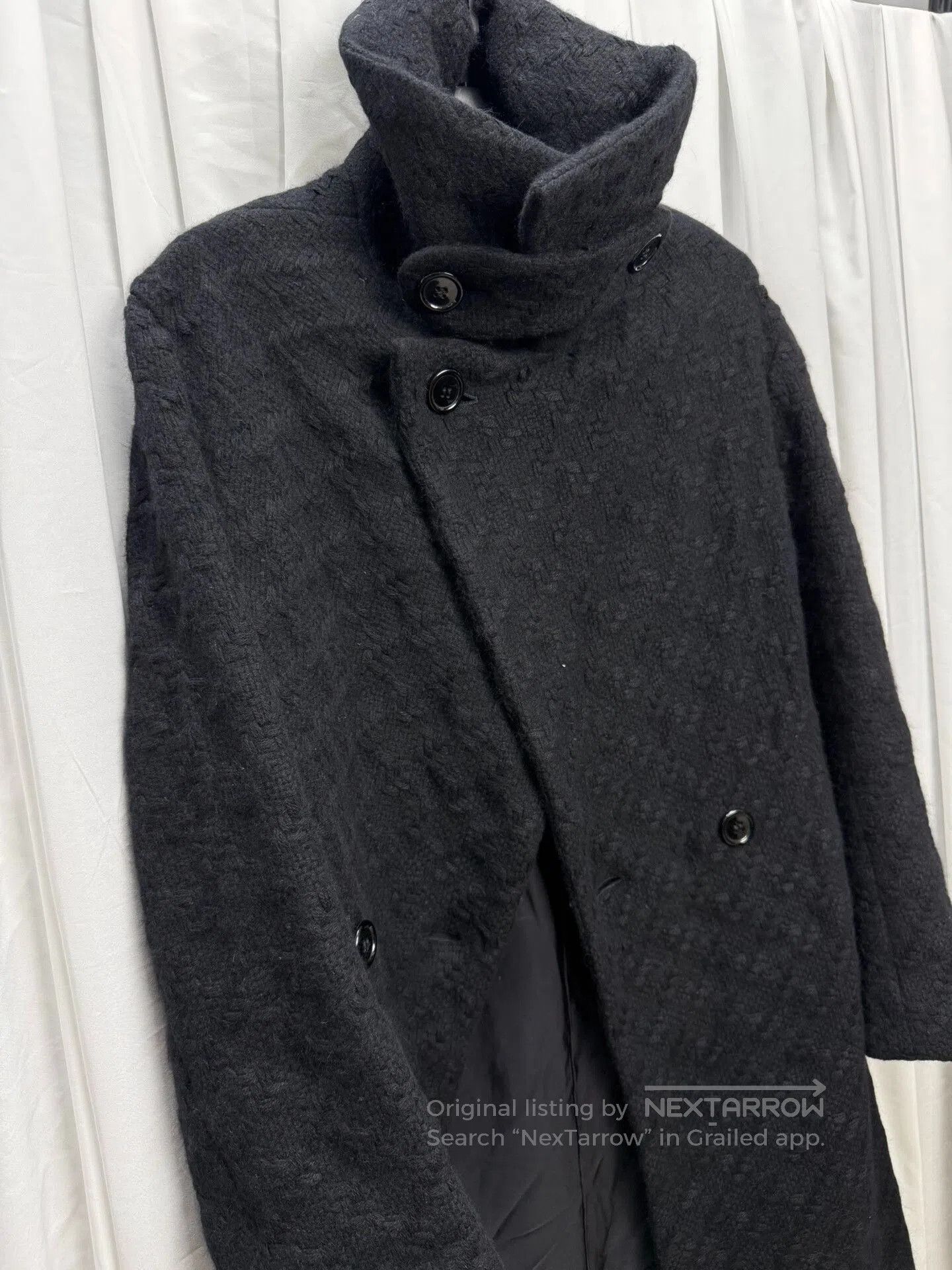 Yohji Yamamoto Yohji Yamamoto Mainline Chunky Wool Coat. Size US M / EU 48-50 / 2 - 4 Thumbnail