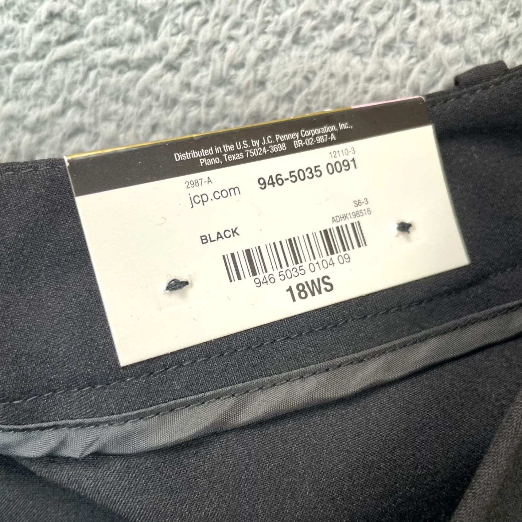 Worthington VINTAGE Worthington Pants Womens 18WS Black Bootcut Dress Pants Modern Fit Stretch Formal Women 18W Black Pants Size 40" / US 18 - 4 Thumbnail
