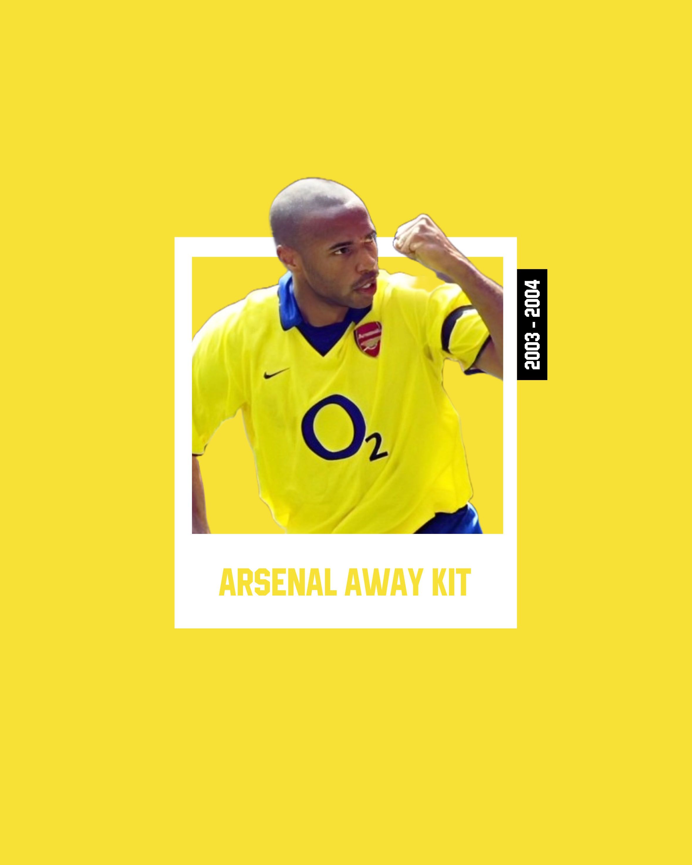 Nike Arsenal Away Kit 2003 2004 XL Boys Size US S / EU 44-46 / 1 - 6 Thumbnail