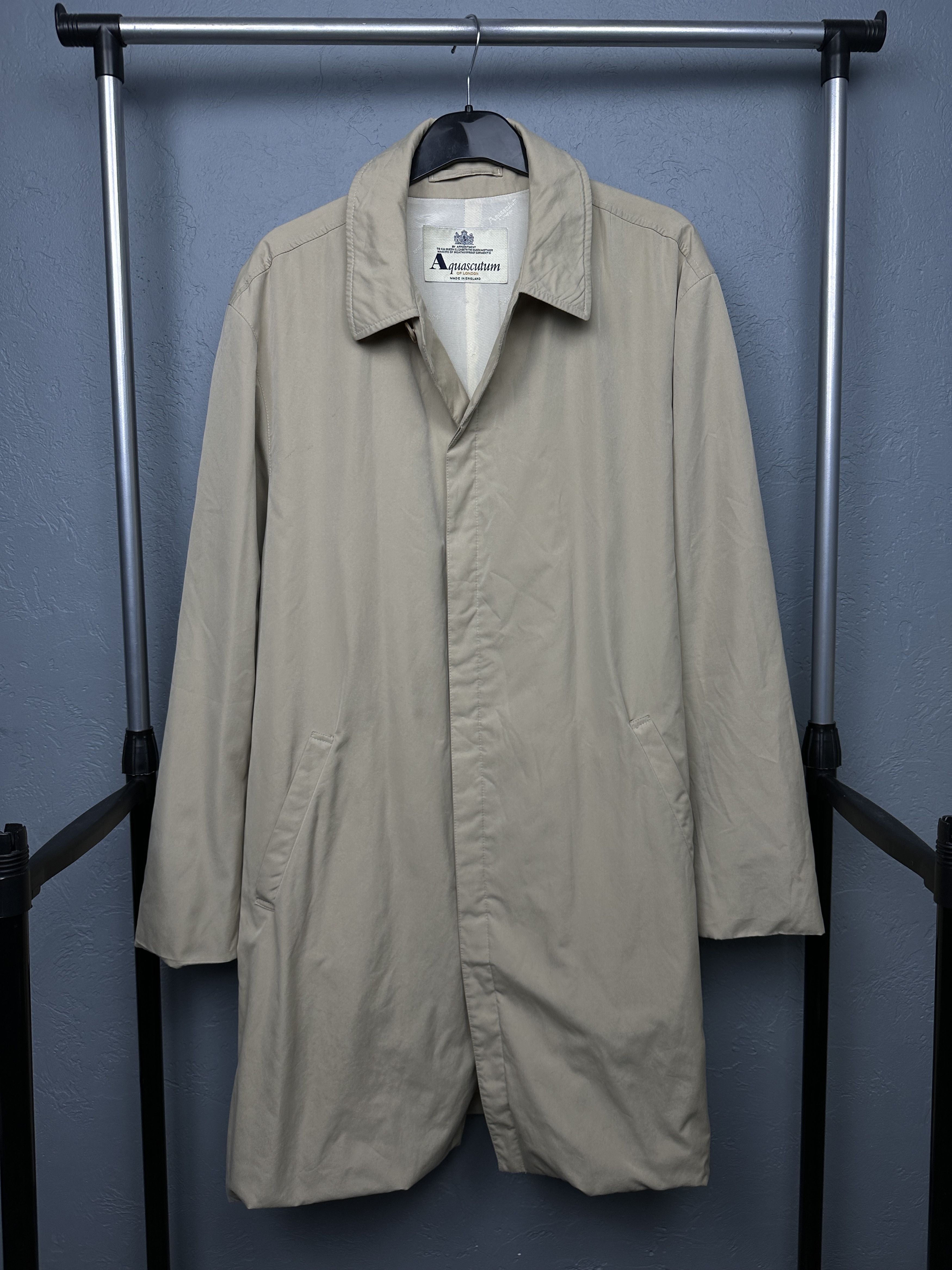 Aquascutum Aquascutum Vintage Mens Trench Coat Jacket Size US L / EU 52-54 / 3 - 1 Thumbnail