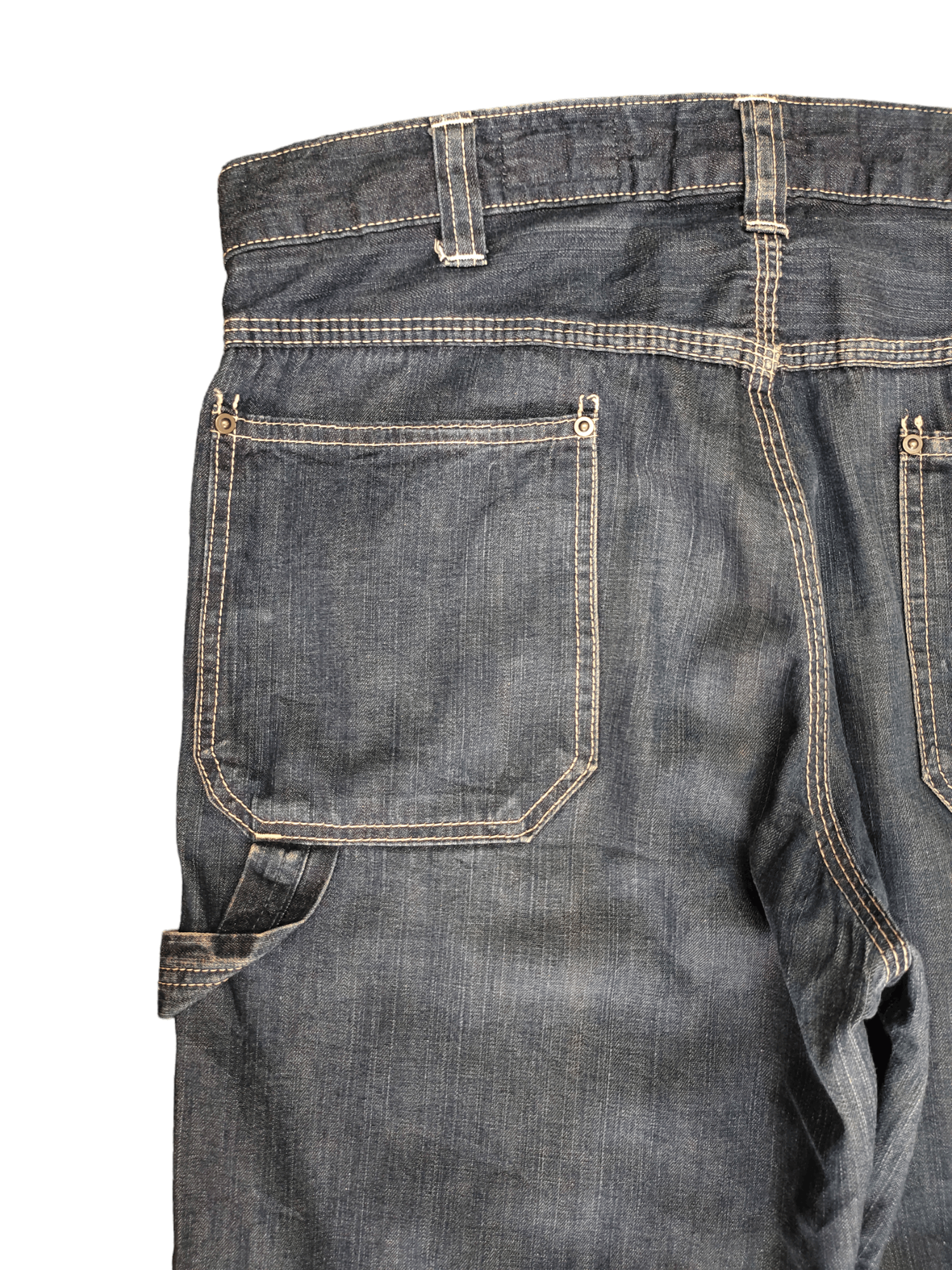 Blue Blue Japan Baggy Jeans Blue Blue Indigo Carpenter Denim Pants Size US 34 / EU 50 - 4 Thumbnail
