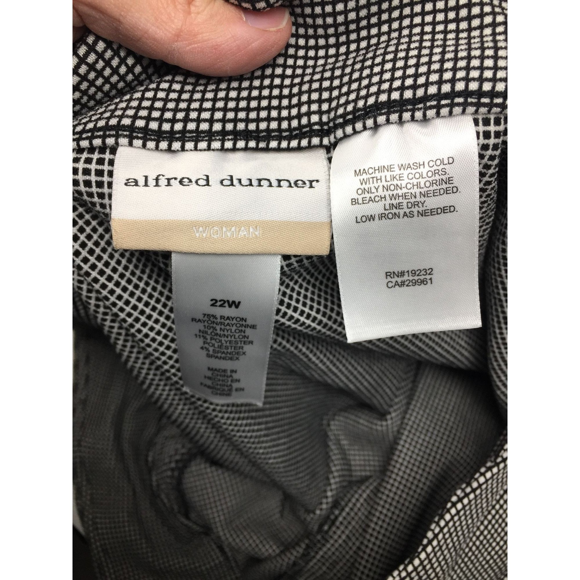 Other Alfred Dunner Womens Pants With Pockets Size 22W Size 22" - 3 Thumbnail