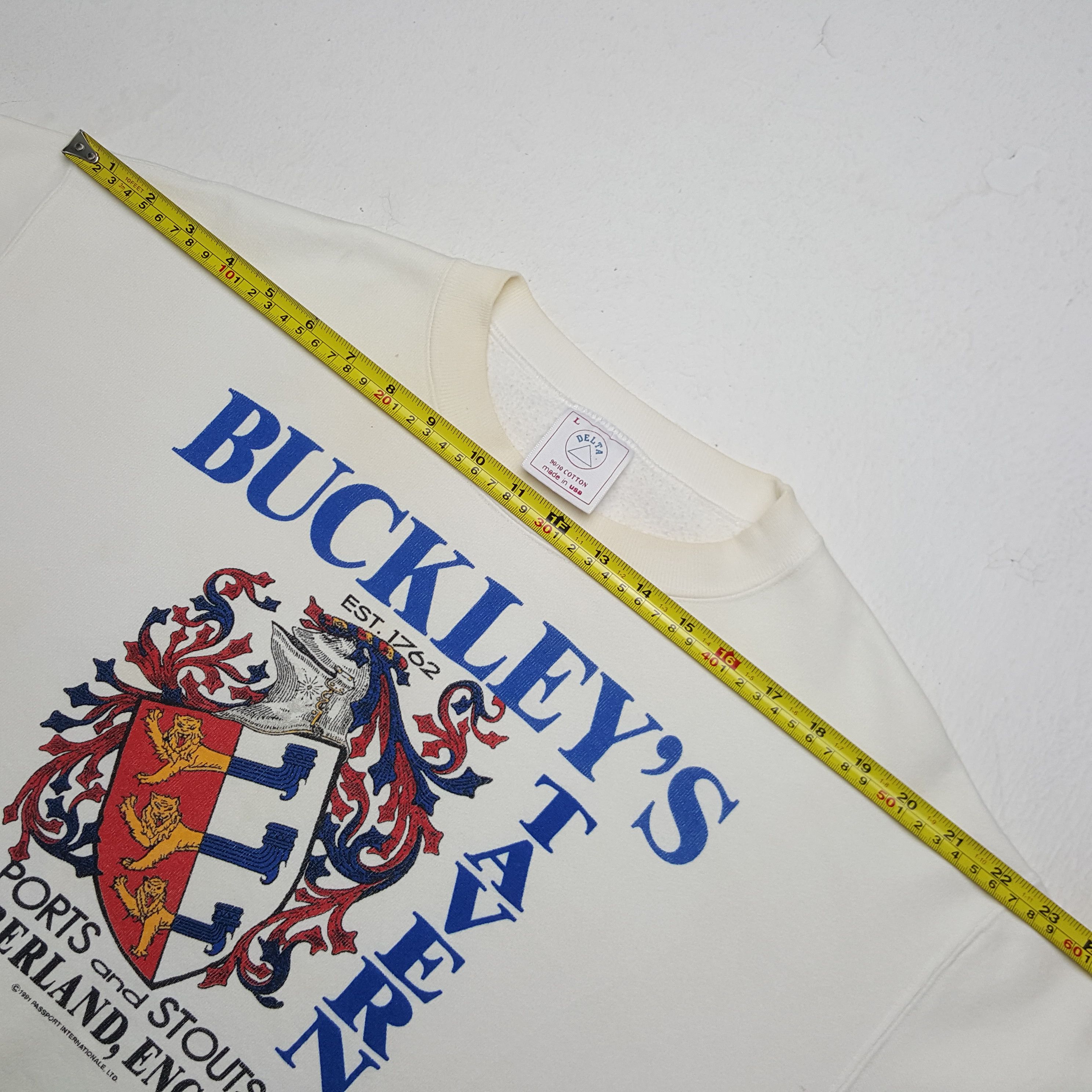 Vintage Vintage 90's Buckley's Tavern Streetwear Style Sweatshirt Size US L / EU 52-54 / 3 - 5 Thumbnail