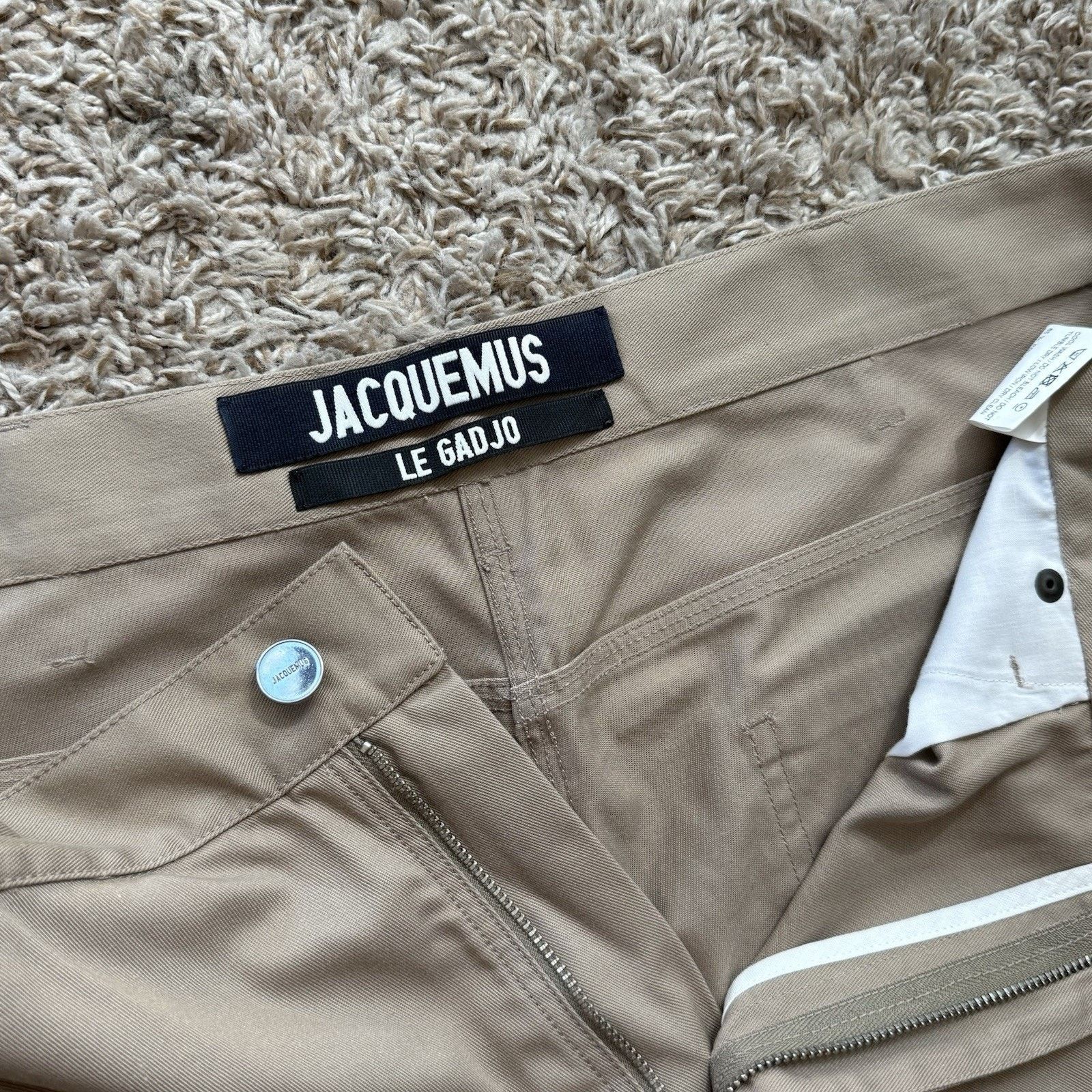 Jacquemus Jacquemus “Le Gadjo” Cargo Shorts Brown Tan Size 52 / 34” Size US 34 / EU 50 - 6 Thumbnail