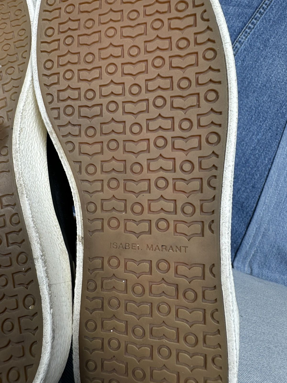 Isabel Marant Isabel Marant Binkoo Low Sneakers Canvas Colorblock Pattern Size US 8 / IT 38 - 10 Thumbnail