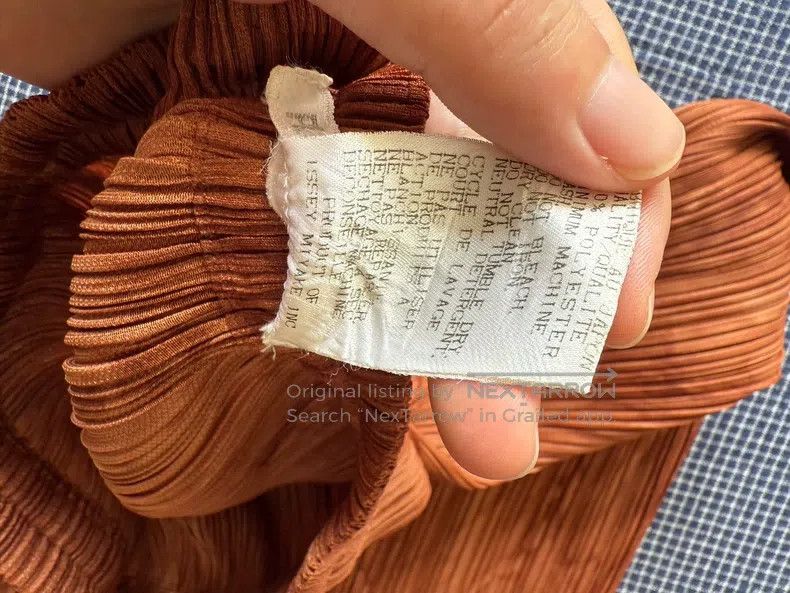 Issey Miyake Issey Miyake size:3 Coffee Midi Skirt Size 31" - 6 Thumbnail