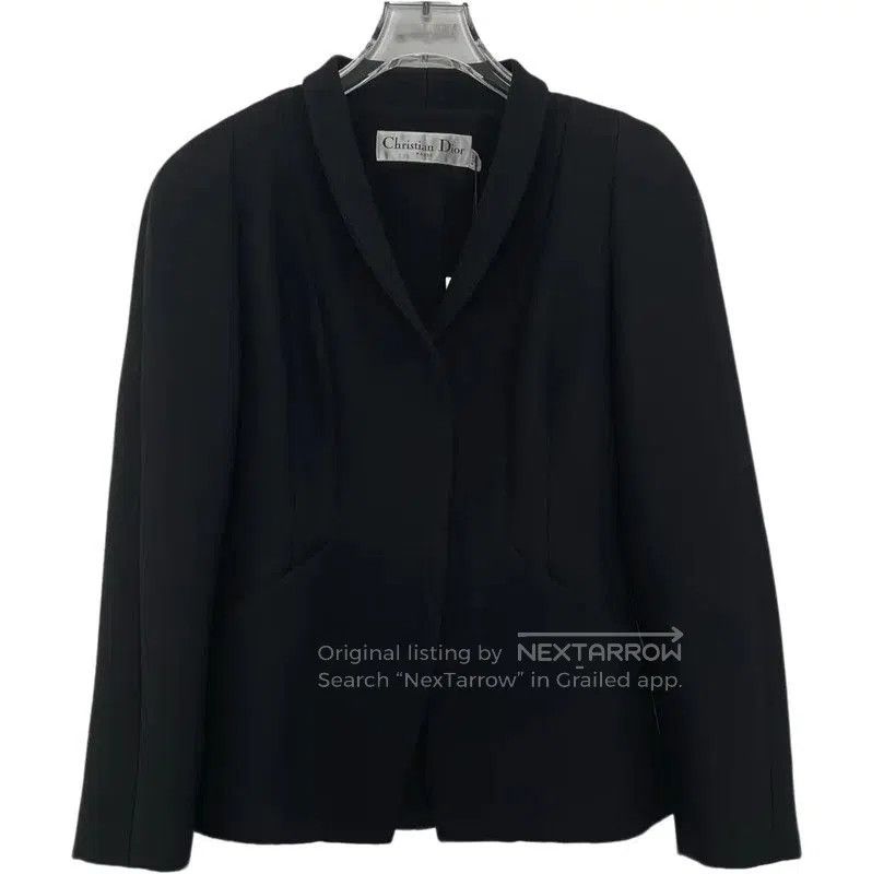 Dior Dior Black Cotton Women's Jacket Size XS . Size XS / US 0-2 / IT 36-38 - 1 Thumbnail