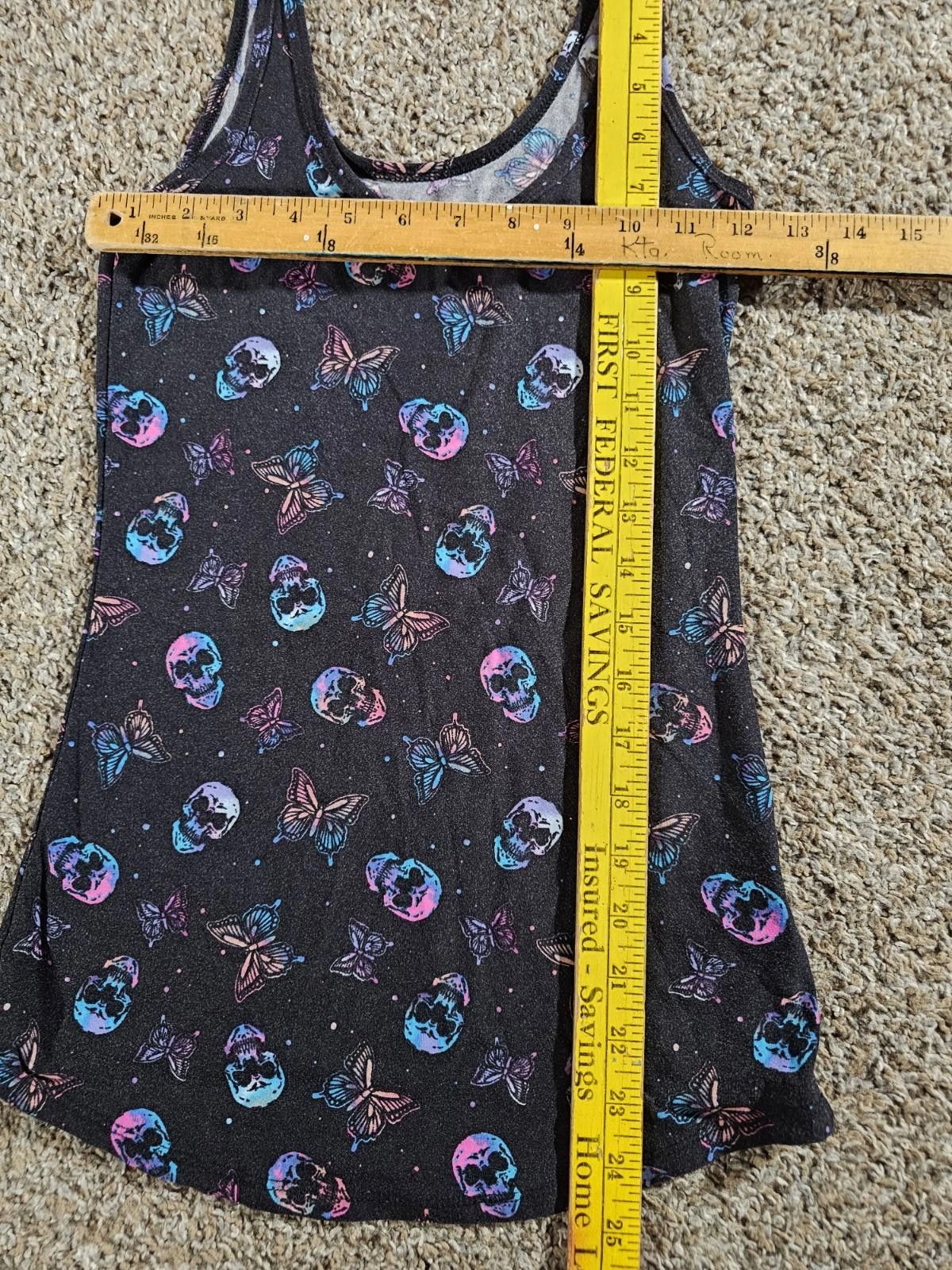 Other NOBO No Boundaries Skull Butterfly Tanktop S(3/5) Black Size S / US 4 / IT 40 - 3 Thumbnail