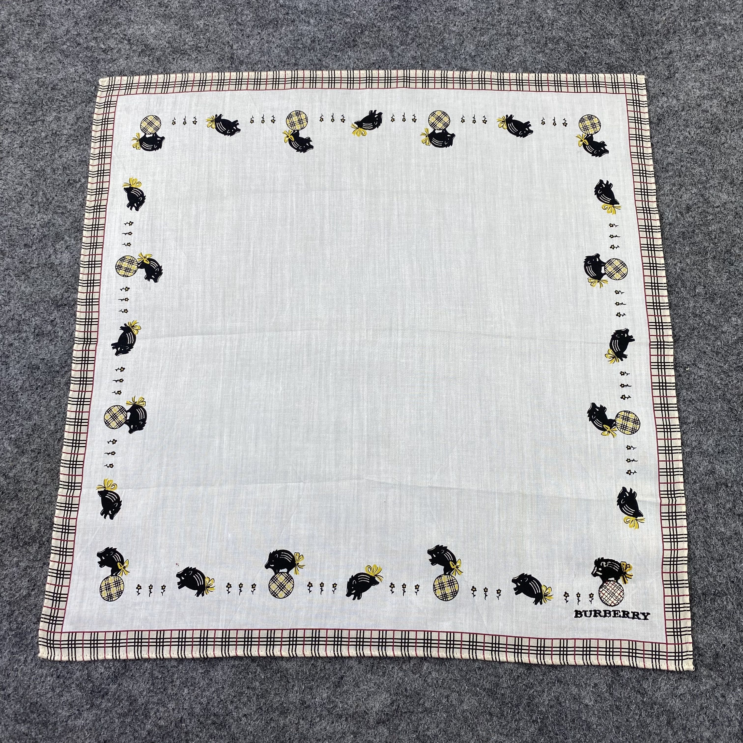 Burberry Burberry Handkerchief / Bandana / Neckerchief-B1106 Size ONE SIZE - 3 Thumbnail