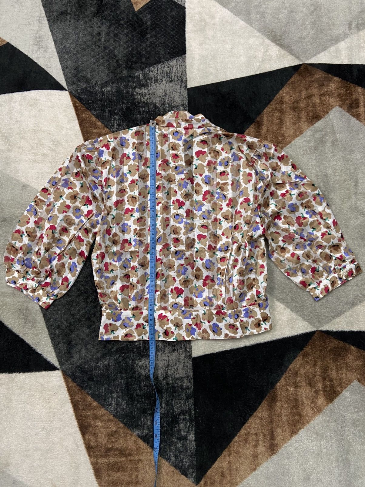 Pierre Balmain 80s Pierre Balmain Wrap Blouse Parisian Sophistication Size S / US 4 / IT 40 - 6 Thumbnail