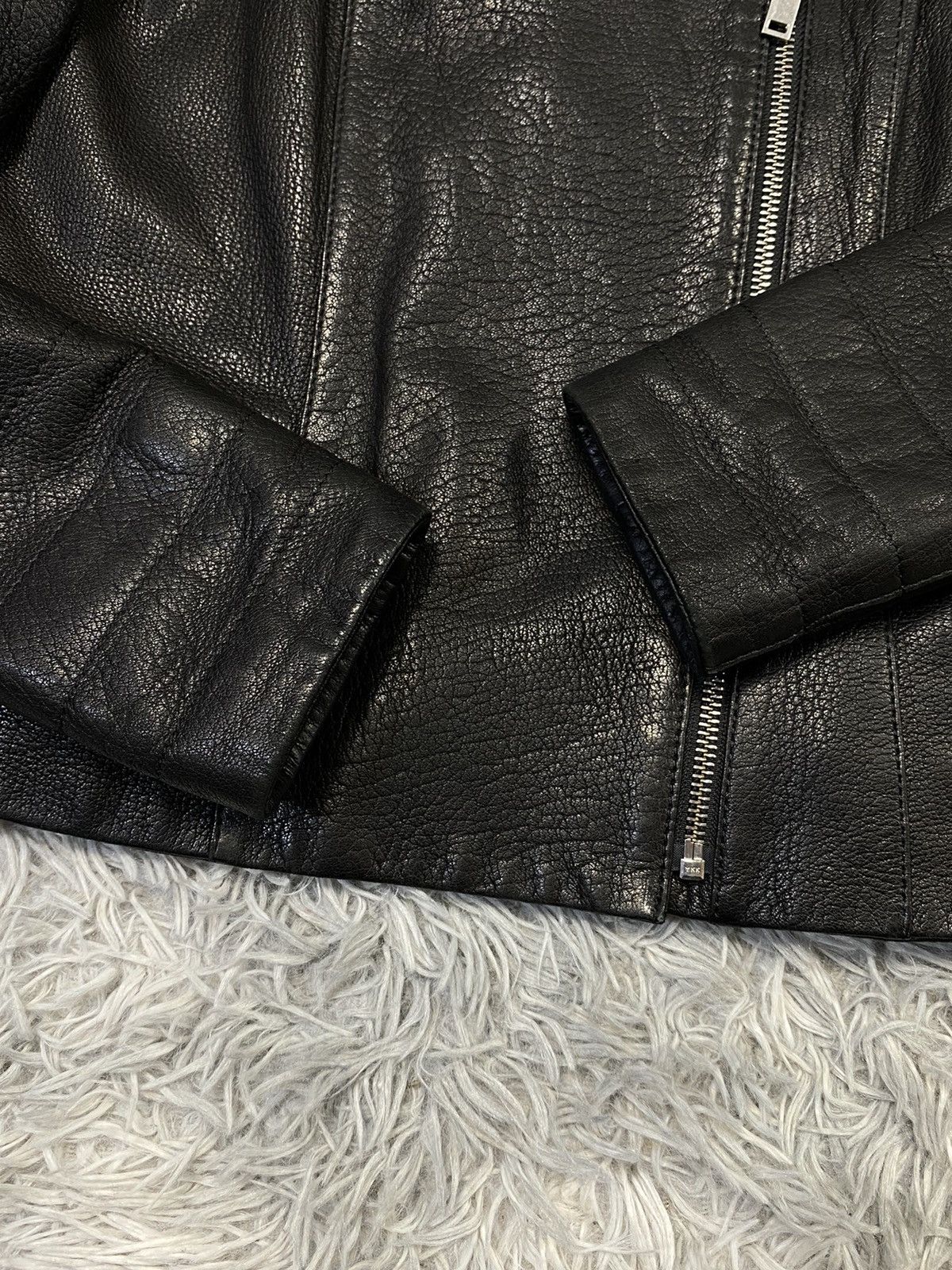 Leather × Vintage Adriana Donna Black Snake Leather Jacket M Size US M / EU 48-50 / 2 - 4 Thumbnail