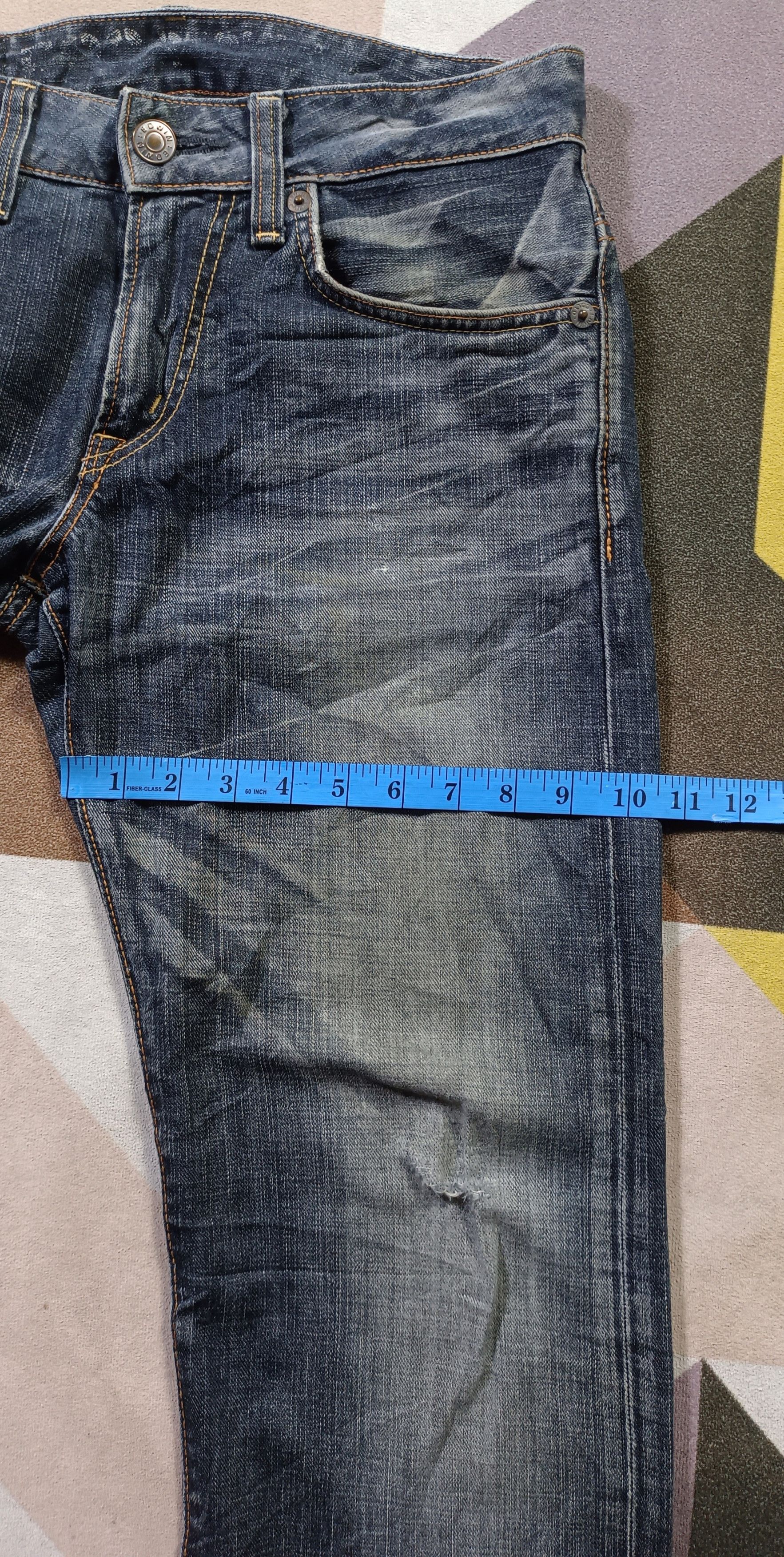 Edwin Vintage Edwin Blue Trip Edgeline 503 Distressed Denim Size US 32 / EU 48 - 15 Thumbnail