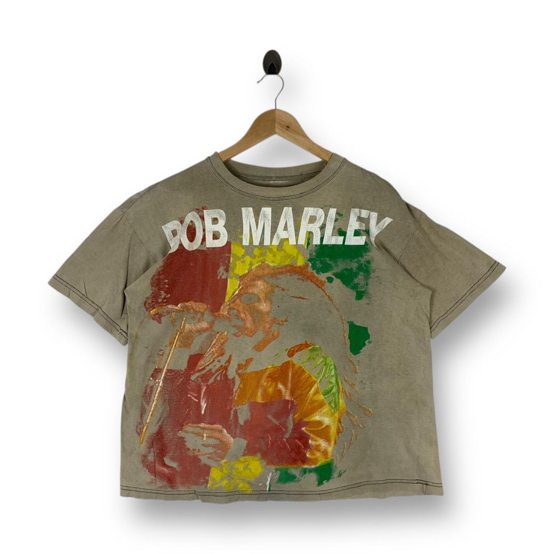 Other Vintage Bob Marley Rasta Experience Sun Faded Tee Size US L / EU 52-54 / 3 - 1 Thumbnail