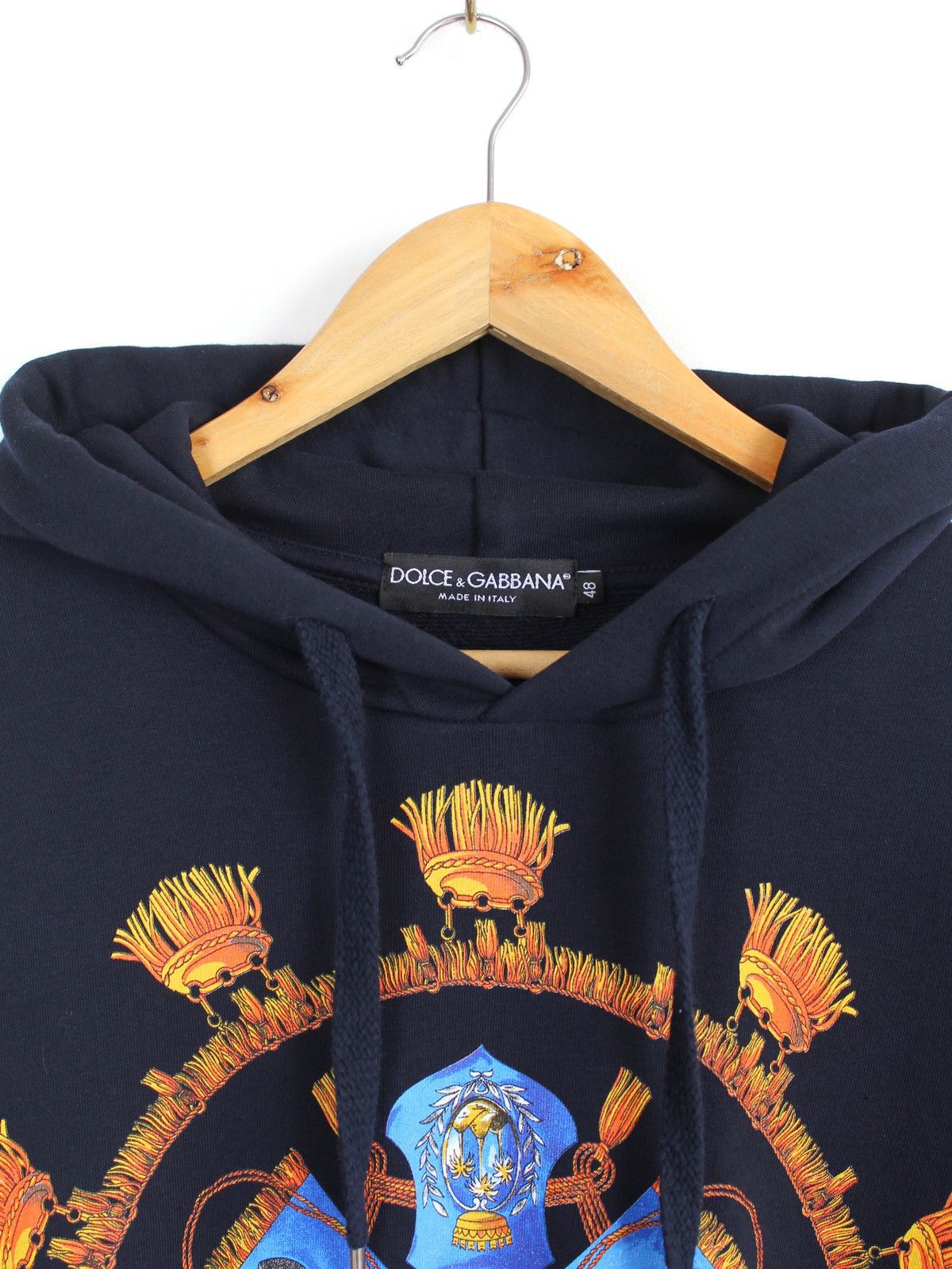 Dolce & Gabbana Dolce & Gabbana Baroque Medallion Print Luxury Hoodie Size US M / EU 48-50 / 2 - 3 Thumbnail