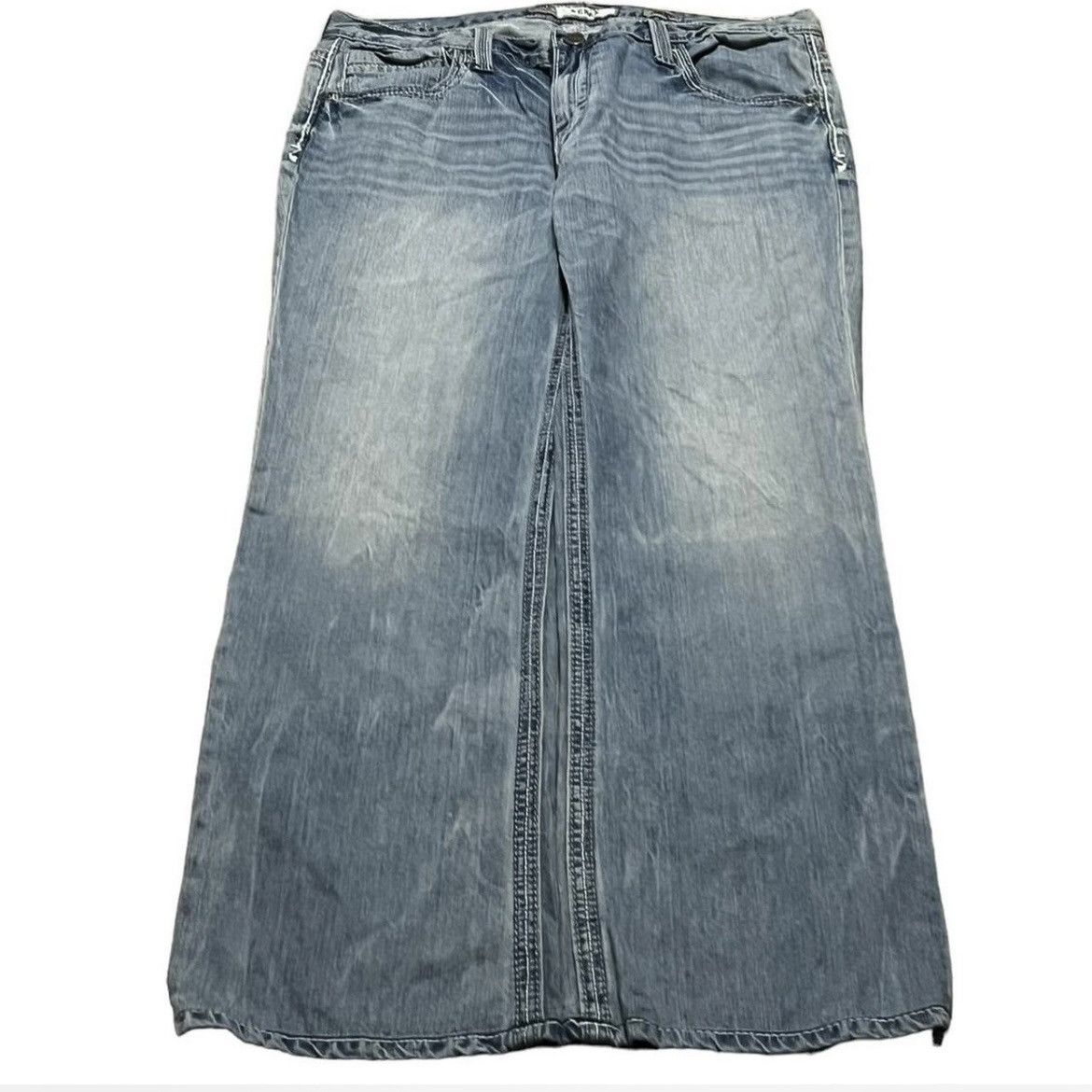 BKE Baggy Embroidered Y2K BKE Denim Jeans Size US 38 / EU 54 - 5 Thumbnail