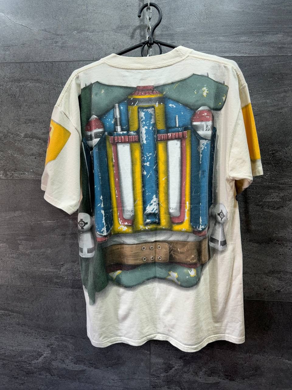 Vintage Hanes Disneyland Star Wars Boba Fett Front and Back Shirt Size US M / EU 48-50 / 2 - 10 Thumbnail