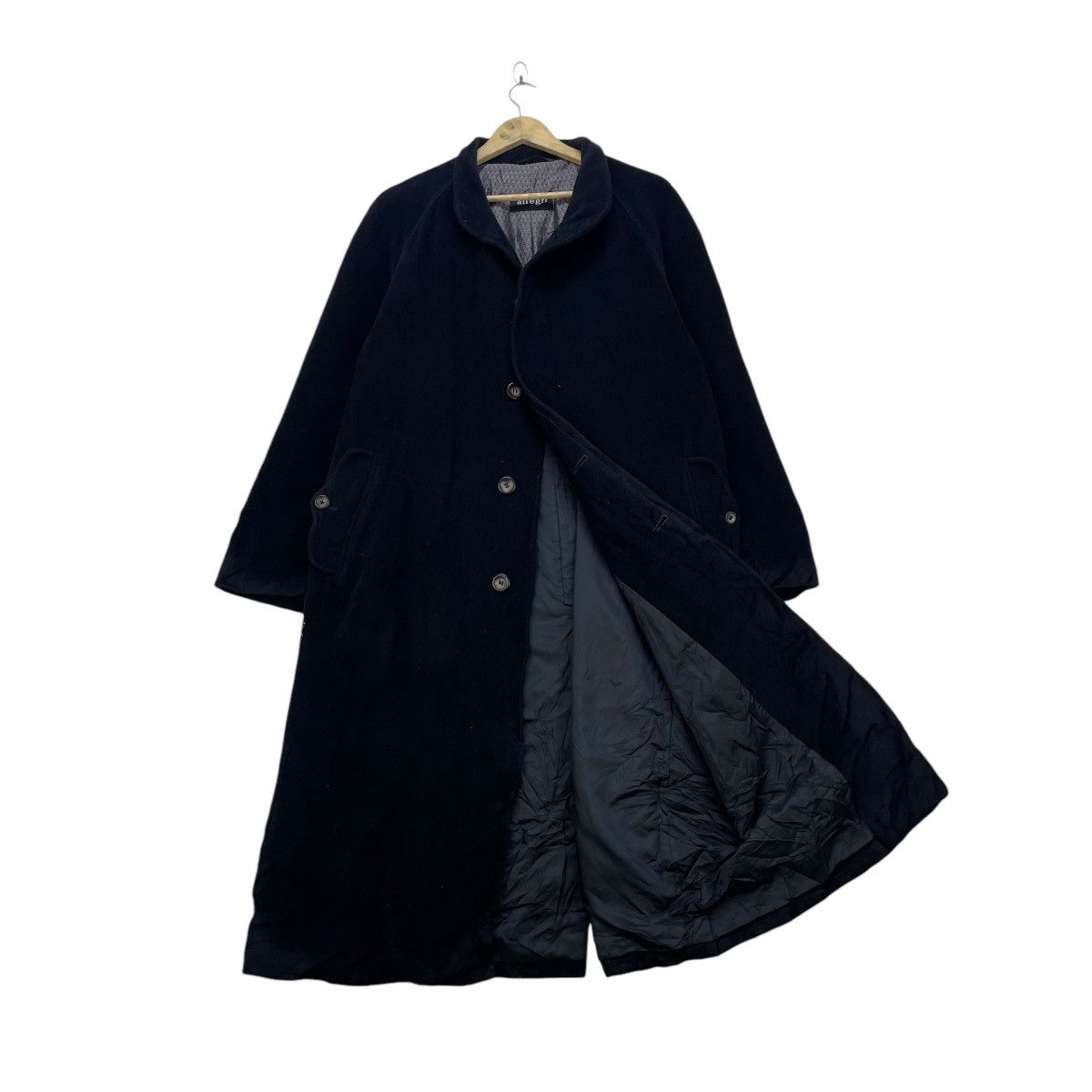 Allegri × Autumn Cashmere Vintage Allegri Long Coat Jacket Made In Italy Size US M / EU 48-50 / 2 - 1 Thumbnail