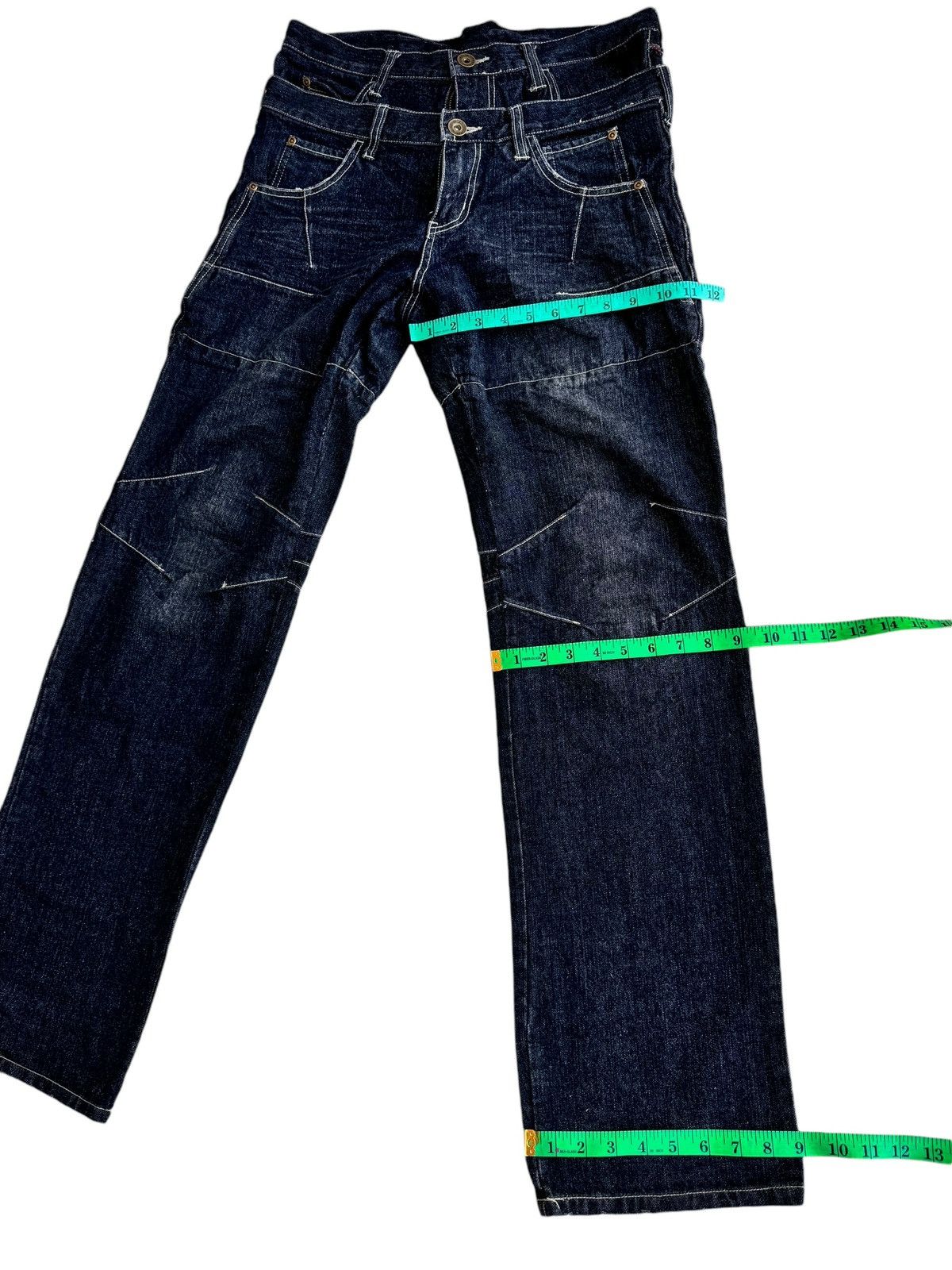 Japanese Brand × Tornado Mart Japanese Brand Gumo International Double Waist Jeans Size US 32 / EU 48 - 16 Thumbnail