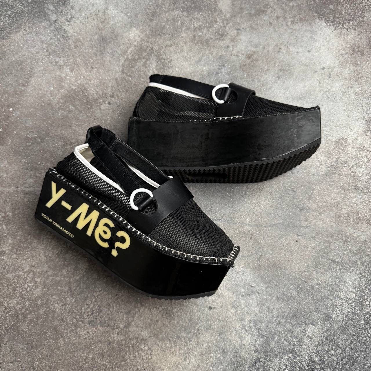 Yohji Yamamoto Y-3 Yohji Yamamoto x Adidas S/S14 Mesh Platform Shoes Size US 8 / IT 38 - 4 Thumbnail