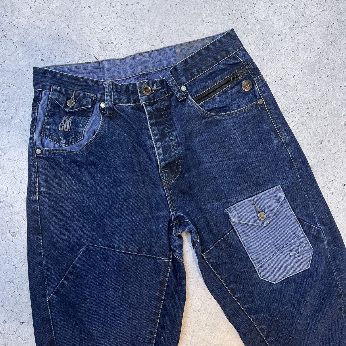 Evisu × Japanese Brand Vintage VOl Jeans Evisu Style Distressed Denim Japan Y2K Size US 32 / EU 48 - 4 Thumbnail