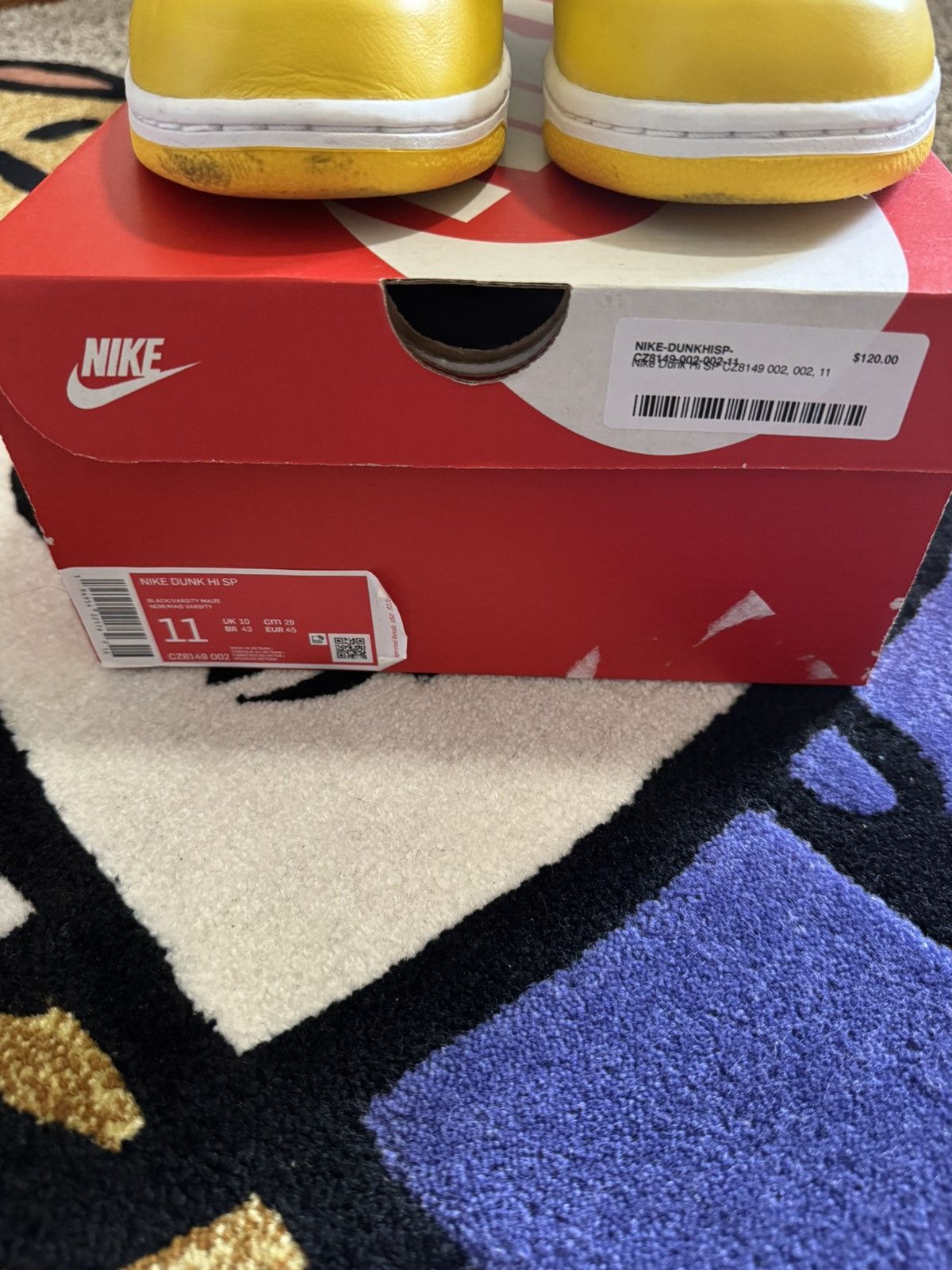 Nike Nike Dunk High Iowa Size US 11 / EU 44 - 7 Thumbnail