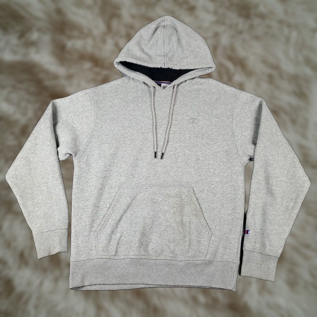 Champion Champion Hoodie Men's Medium Gray Pullover Sweatshirt Casual Sports Outdoor Size US M / EU 48-50 / 2 - 1 Thumbnail
