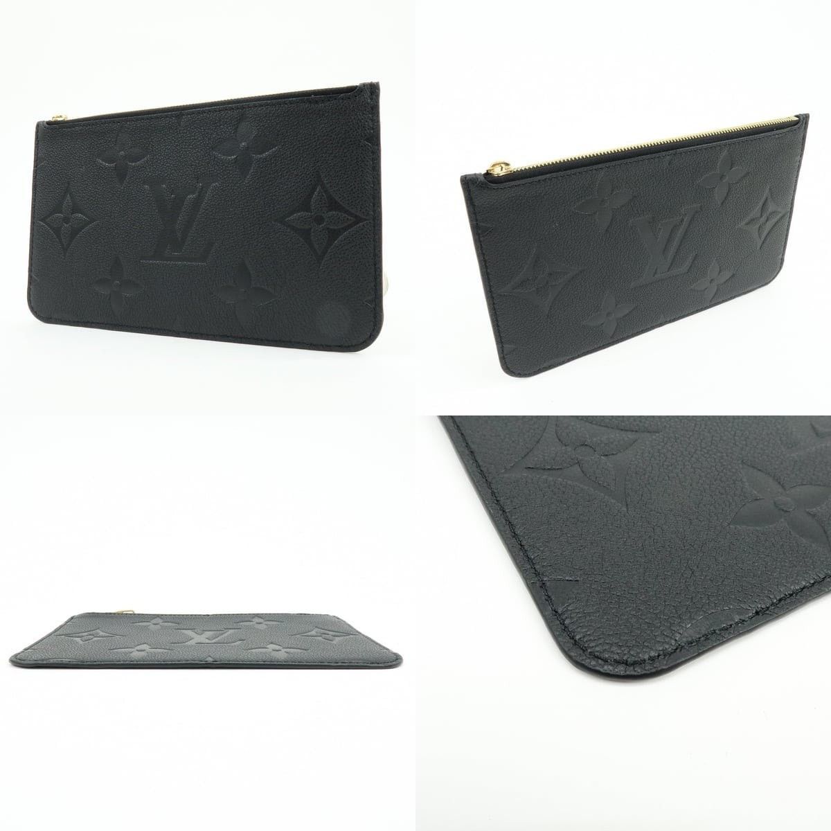 Louis Vuitton Louis Vuitton Monogram Empreinte Pochette Black Size ONE SIZE - 3 Thumbnail