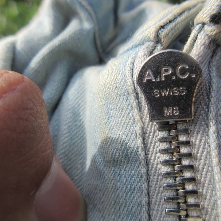 A.P.C. × Designer Vintage Classic A.P.C Blue washed Jeans Japan Market Rider Size US M / EU 48-50 / 2 - 5 Thumbnail