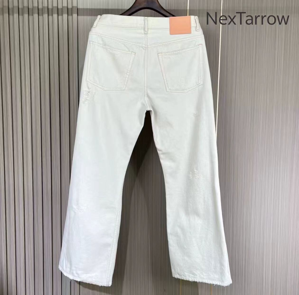 Acne Studios acne studios Off-white ripped jeans 2412-Nextarrow Size US 31 - 2 Thumbnail